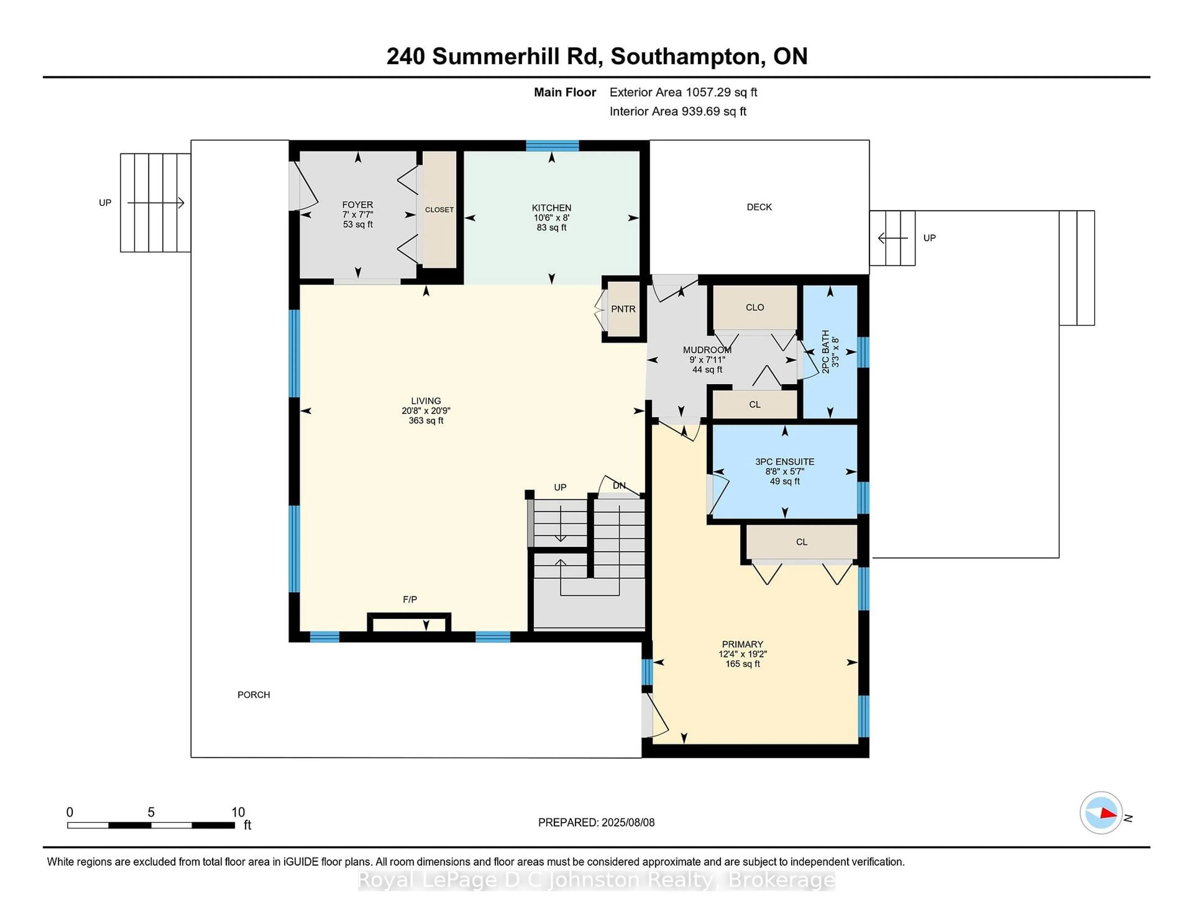 Floor plan for 240 Summerhill Rd, Saugeen Shores Ontario N0H 2L0