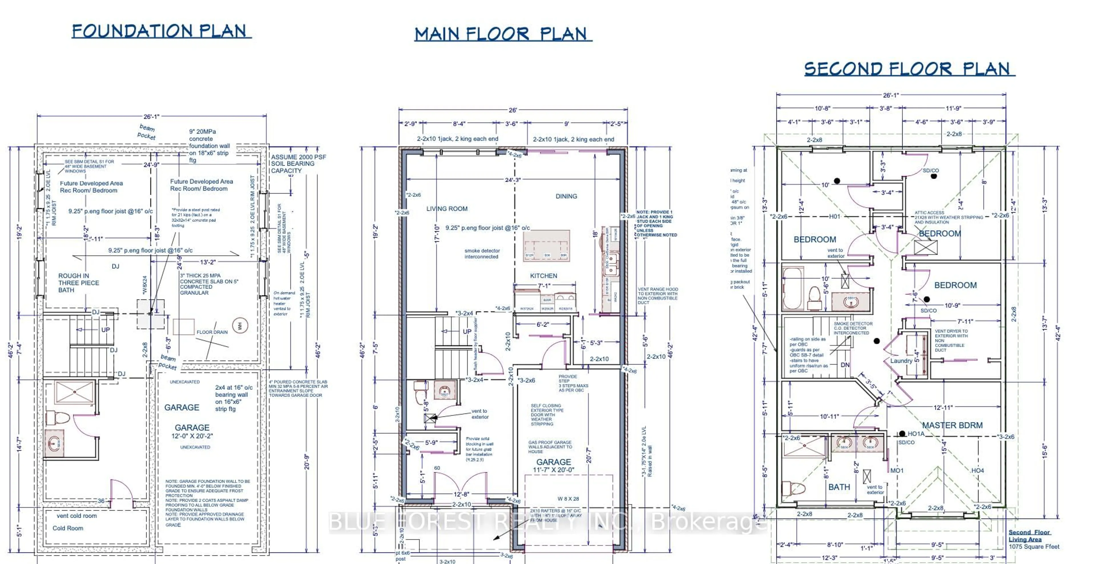 Floor plan for LOT 90 BEER Cres, Strathroy-Caradoc Ontario N7G 3K5