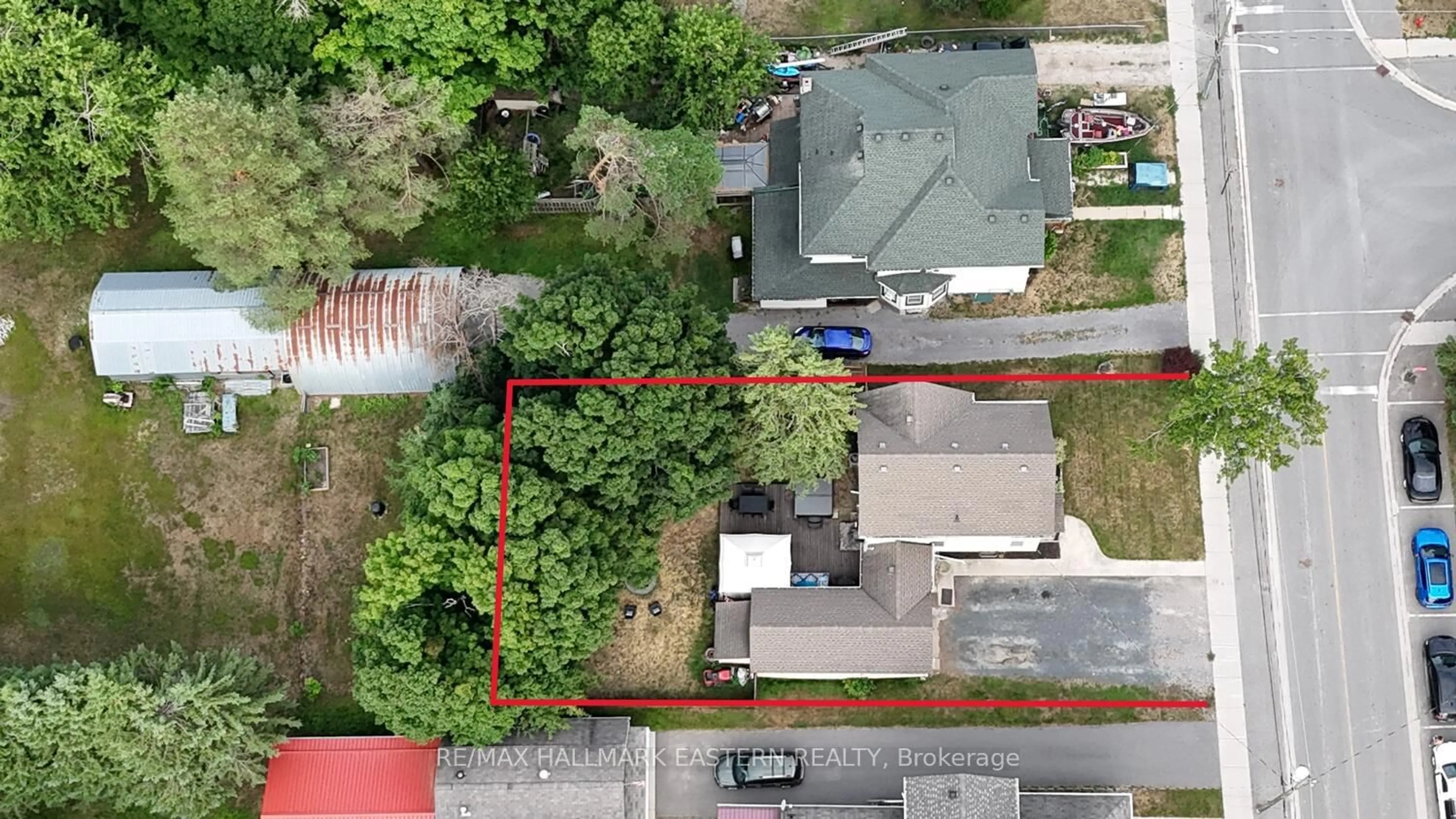 A pic from outside/outdoor area/front of a property/back of a property/a pic from drone, street for 4 King St, Havelock-Belmont-Methuen Ontario K0L 1Z0