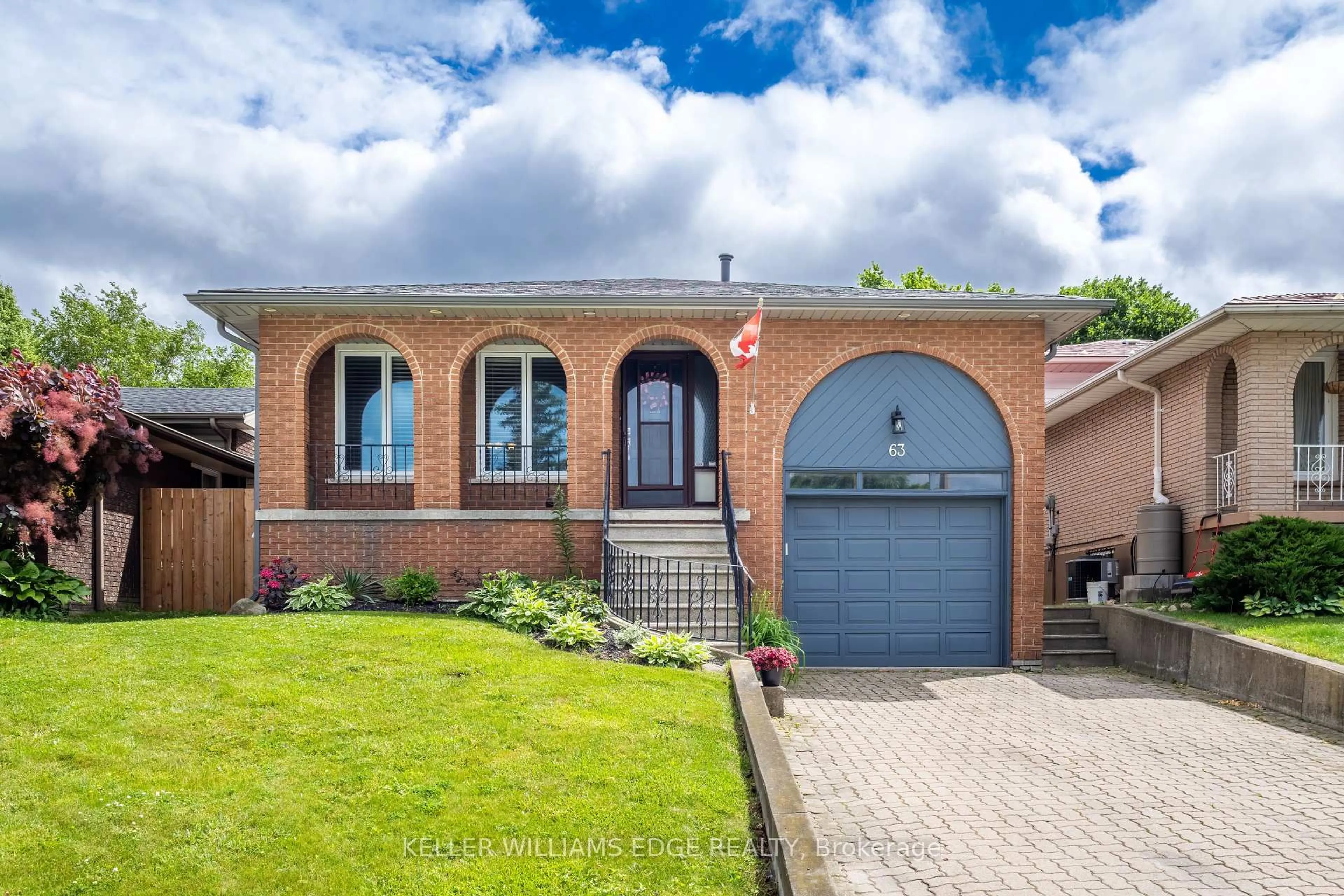 Home with brick exterior material, street for 63 Lionsgate Ave, Hamilton Ontario L9C 6L5