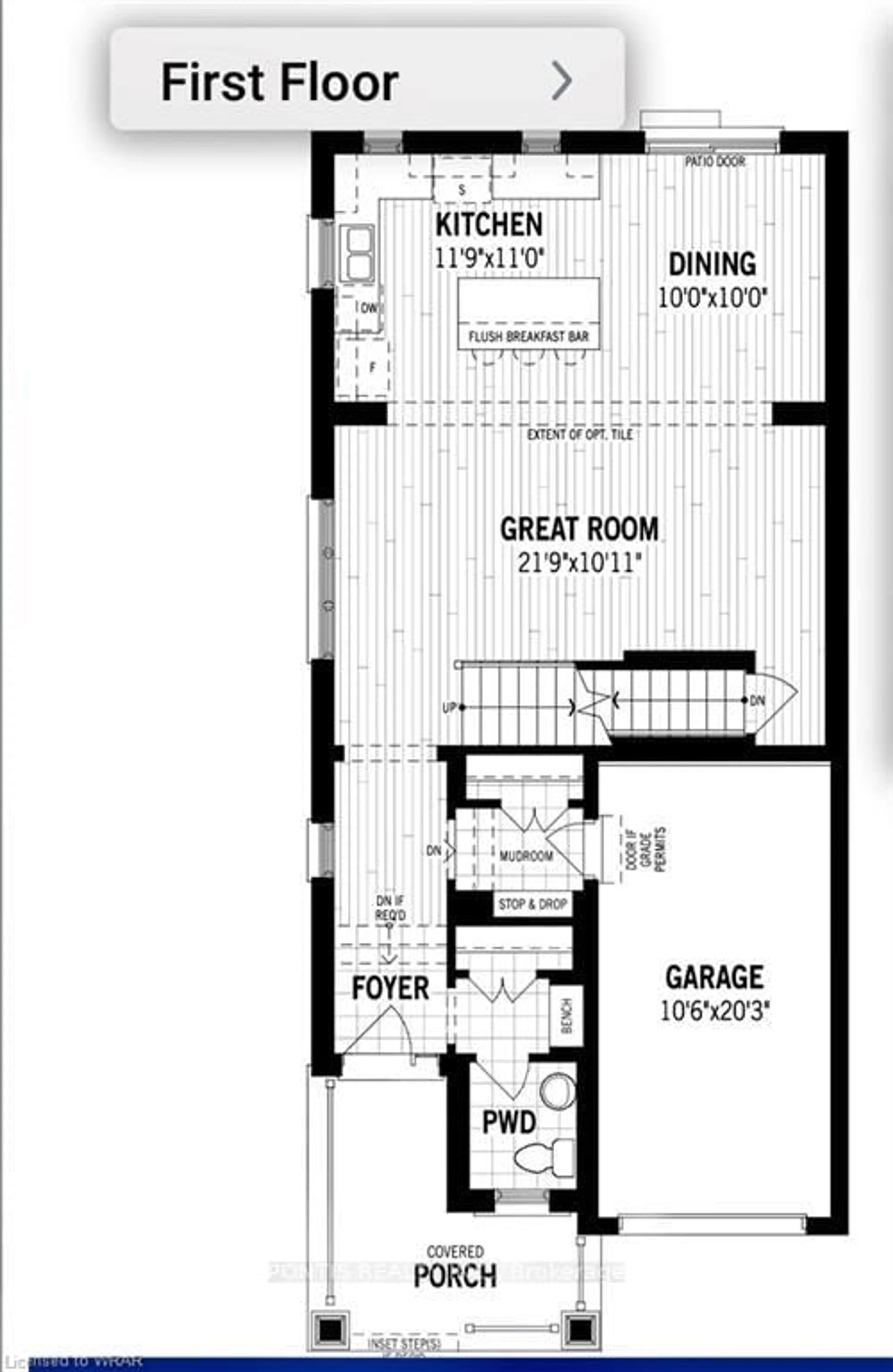 Floor plan for 18 SAXONY St, Kitchener Ontario N2R 0S3