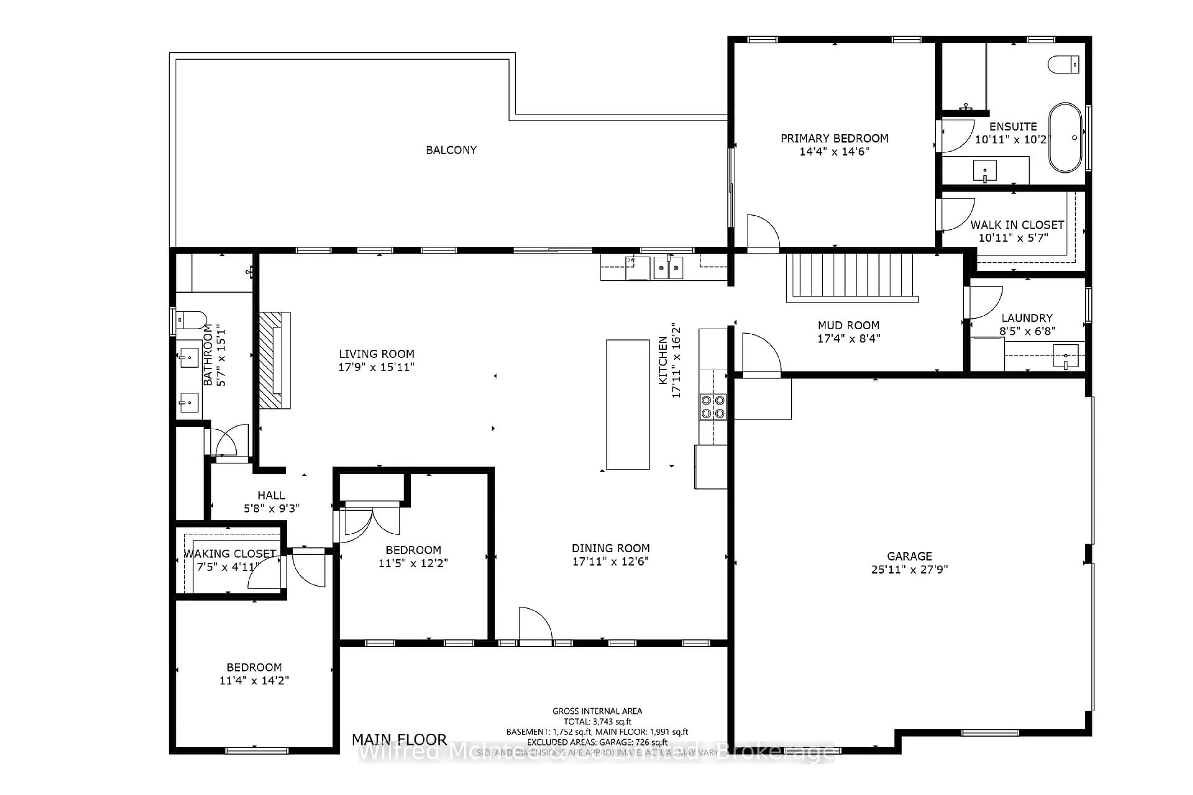 Floor plan for 574461 SIDEROAD 40 RR1, West Grey Ontario N0C 1H0