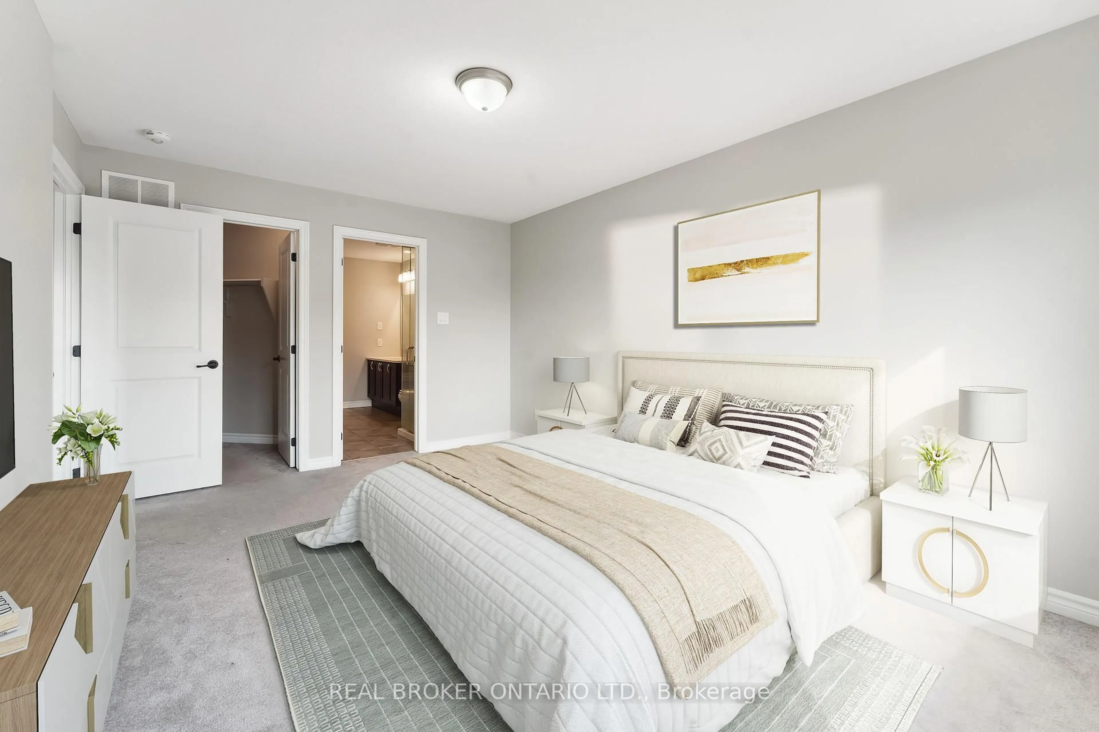 Bedroom with bed, unknown for 391 Rouncey Rd, Ottawa Ontario K2V 0K4