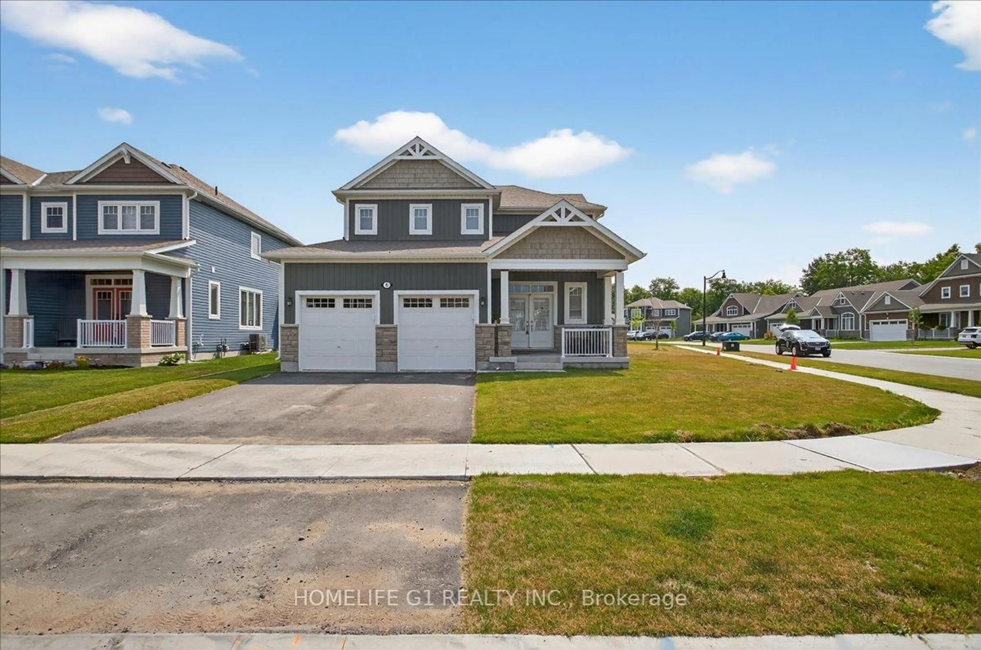 A pic from outside/outdoor area/front of a property/back of a property/a pic from drone, street for 5 Dyer Cres, Bracebridge Ontario P1L 0N4
