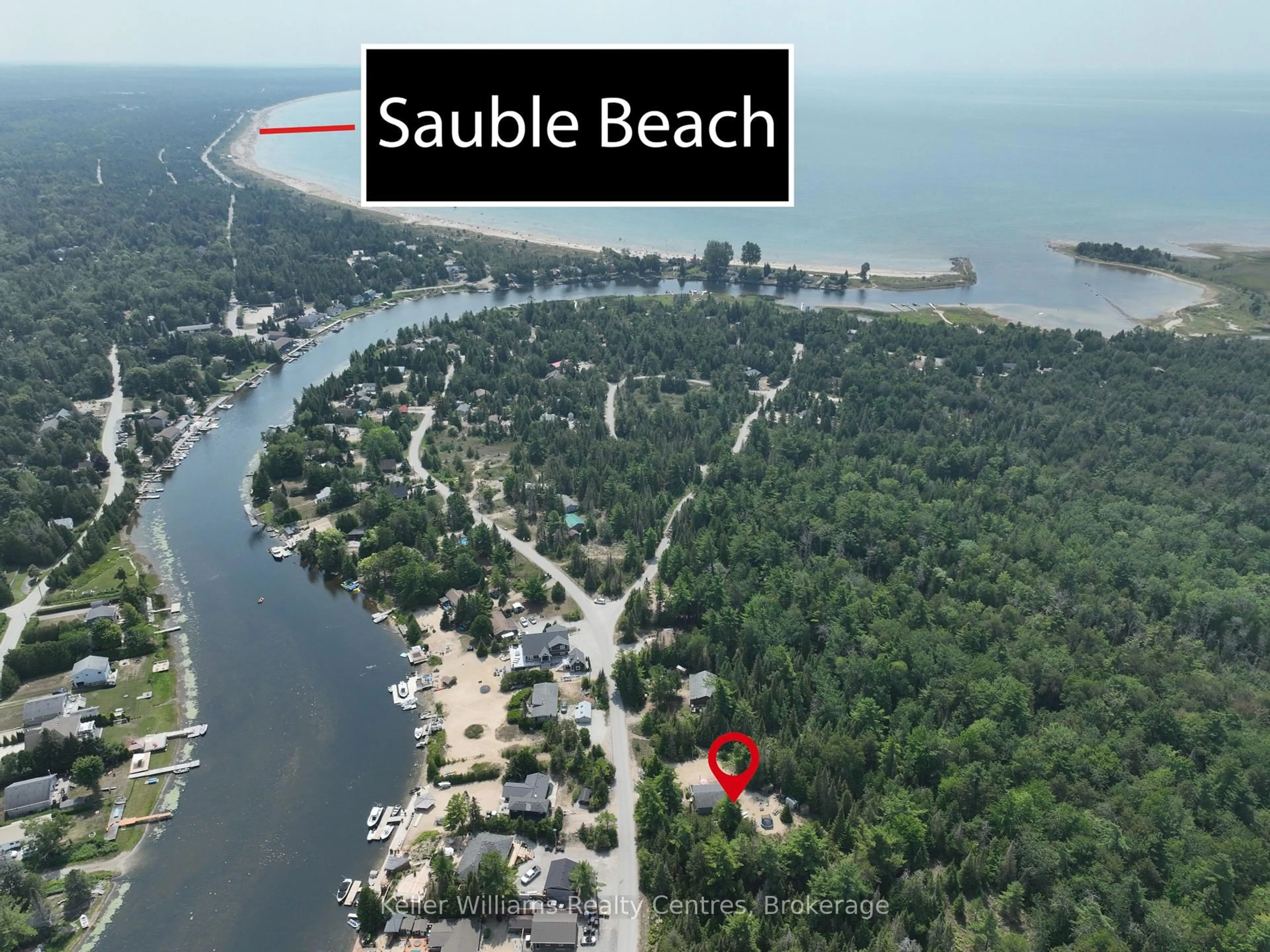 Picture of a map for 214 Ogimah Rd, Native Leased Lands Ontario N0H 2T0