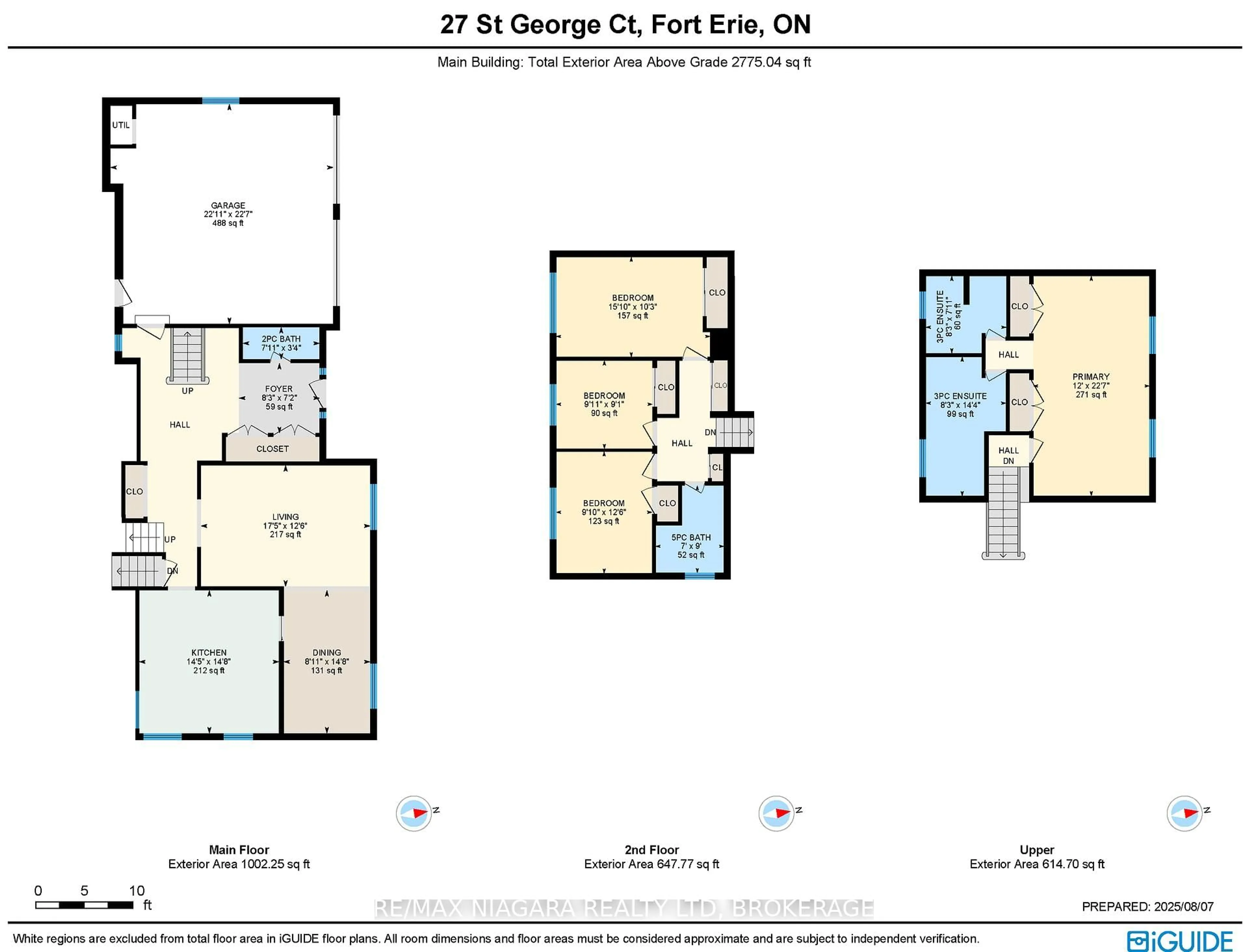 Floor plan for 27 St George Crt, Fort Erie Ontario L0S 1B0