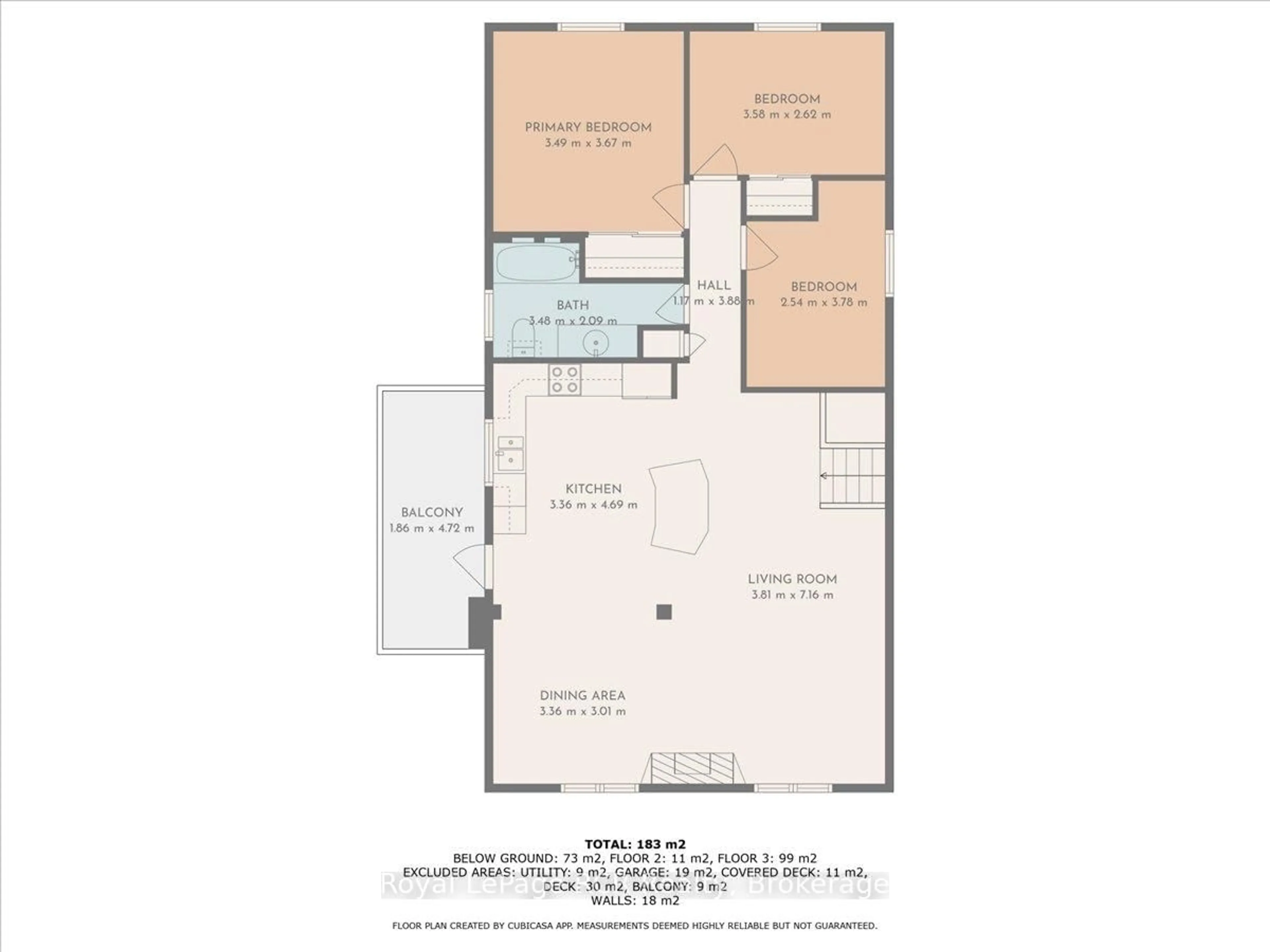 Floor plan for 526 19th Ave, Hanover Ontario N4N 3E9