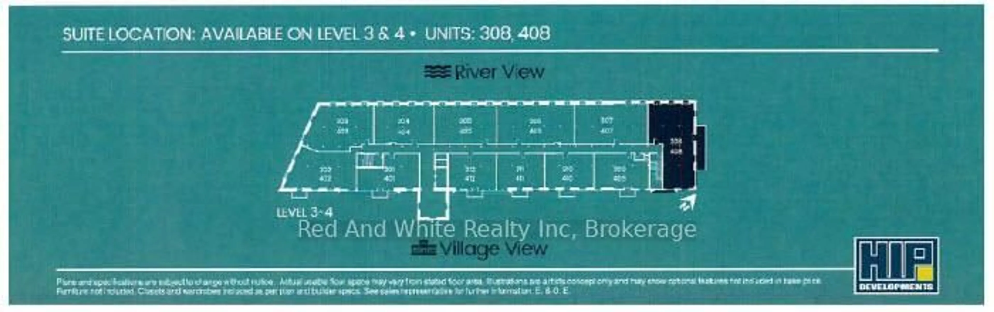 Floor plan for 19 Guelph Ave #408, Cambridge Ontario N3C 1A2