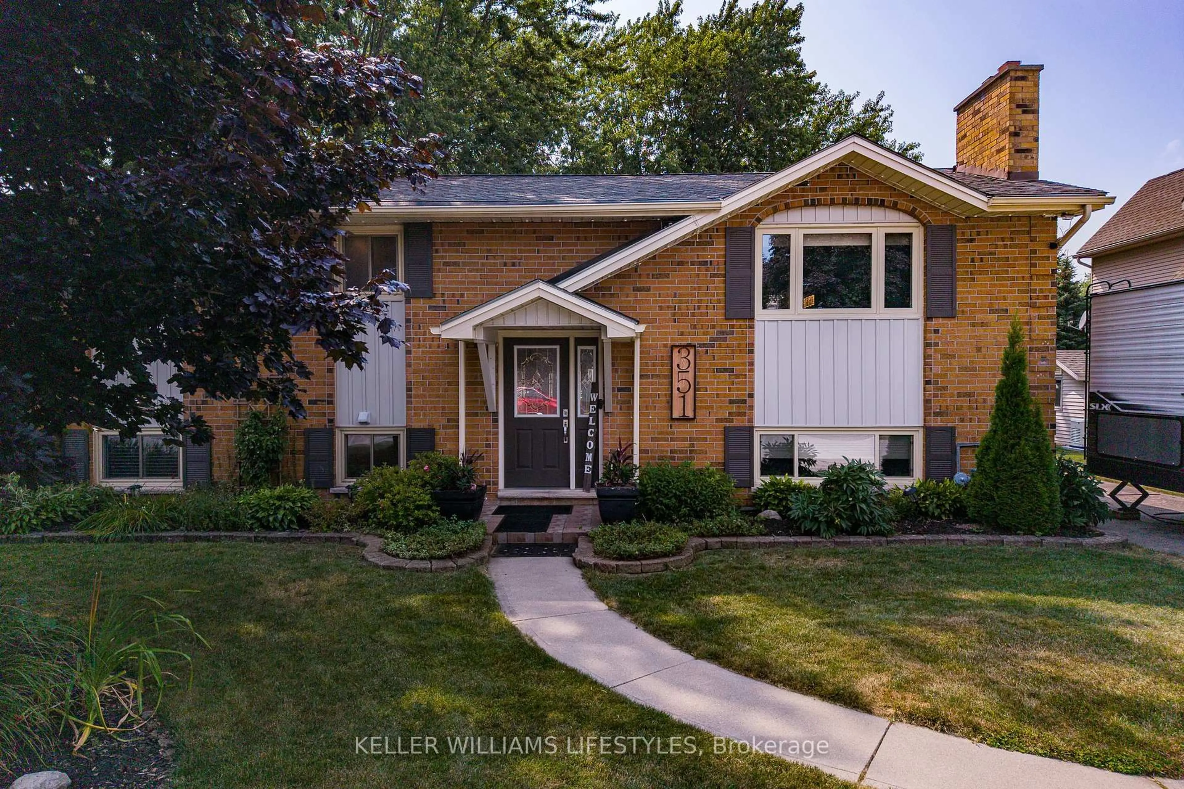 Home with brick exterior material, street for 351 Motz Blvd, South Huron Ontario N0M 1S1
