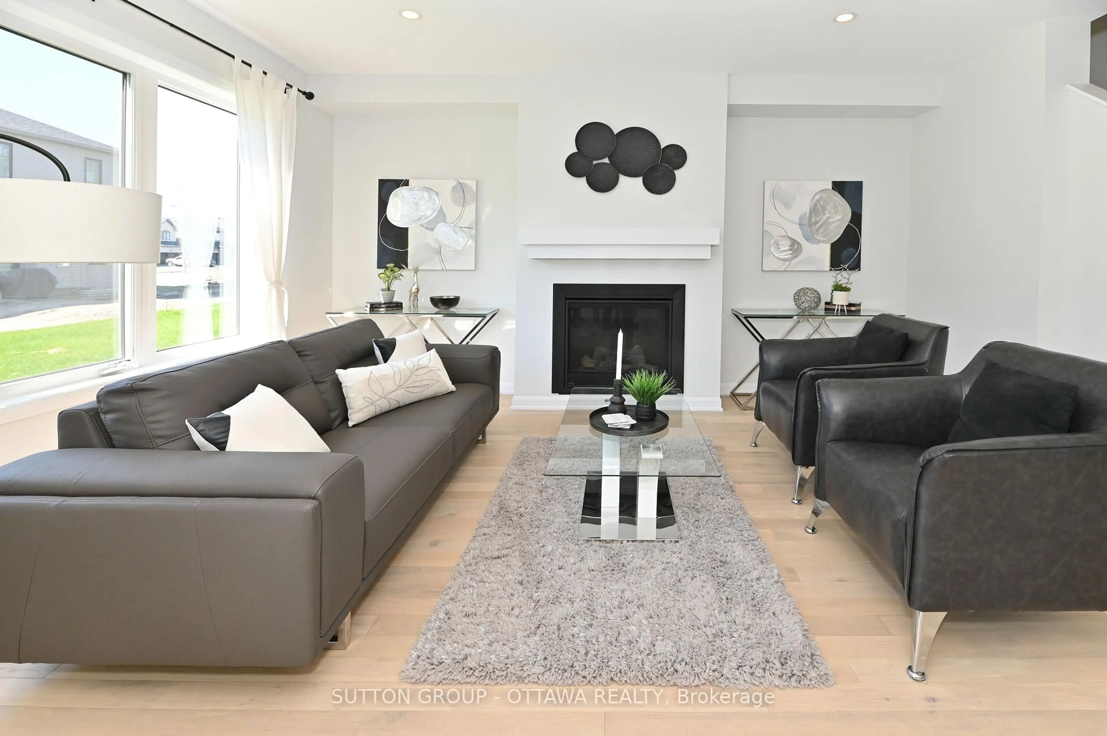 Living room with furniture, unknown for 64 Ralph Erfle Way, Ottawa Ontario K2J 6V5