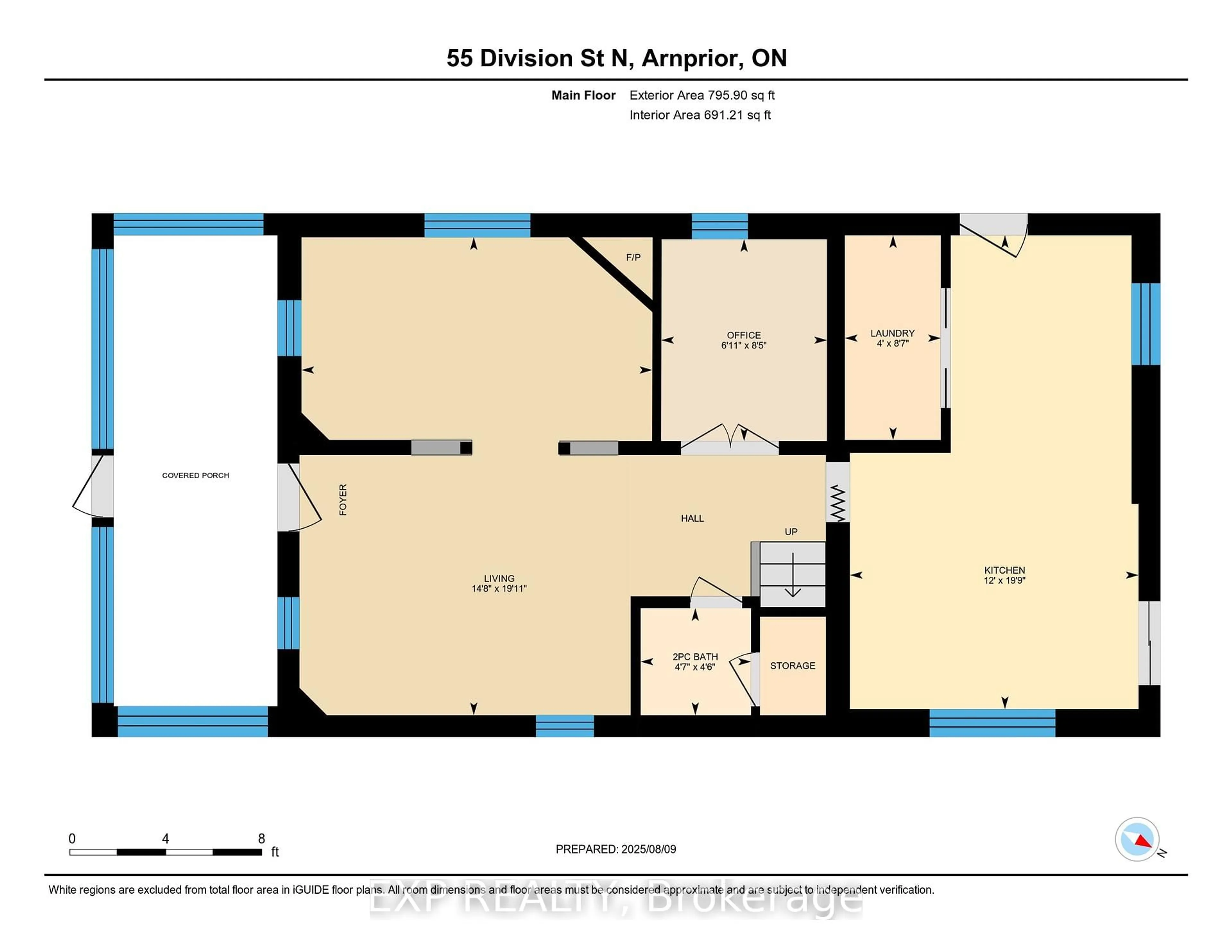 Floor plan for 55 Division St, Arnprior Ontario K7S 3B9