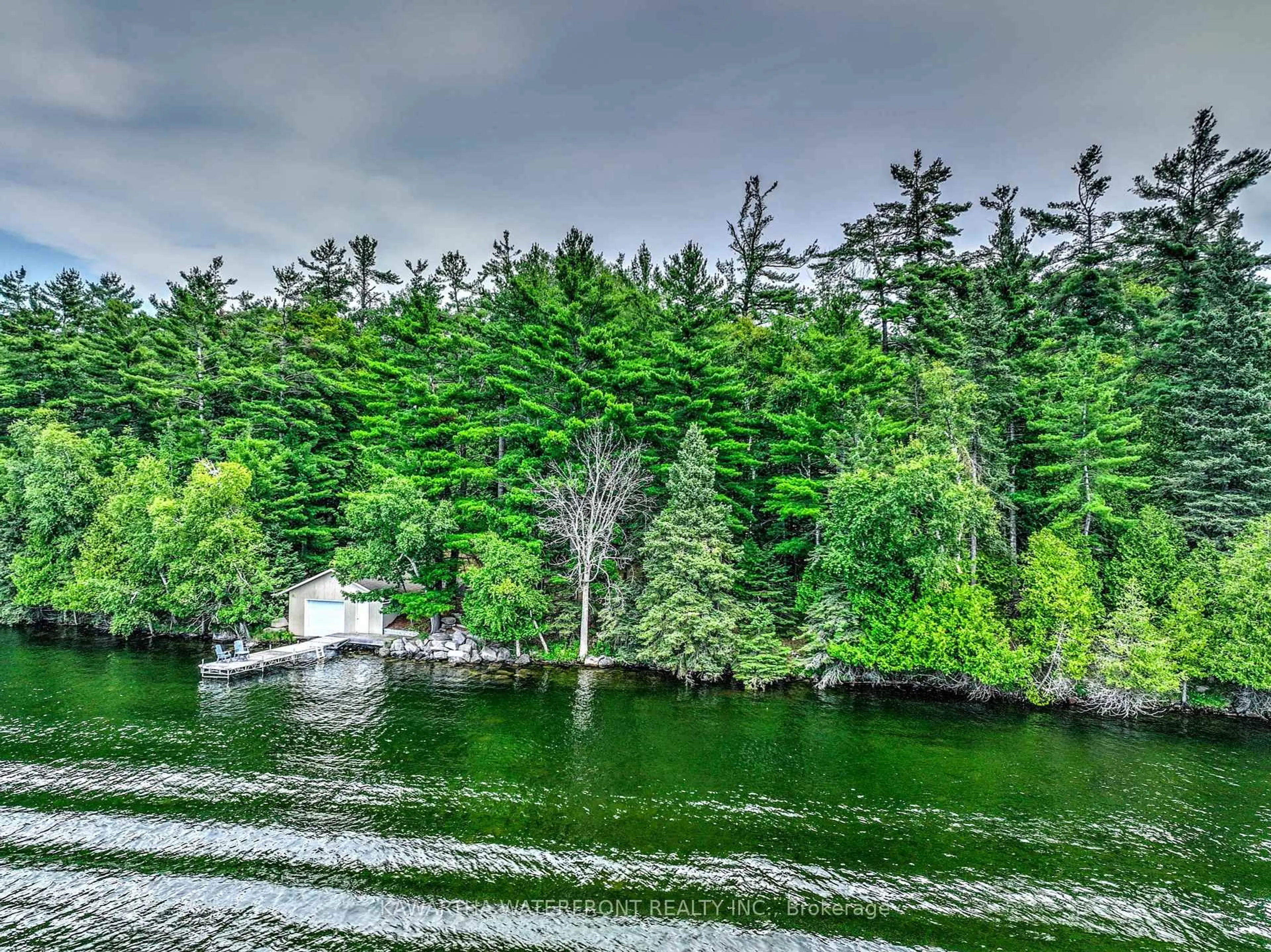 A pic from outside/outdoor area/front of a property/back of a property/a pic from drone, water/lake/river/ocean view for 470 Indian Point Rd, Kawartha Lakes Ontario K0M 1K0