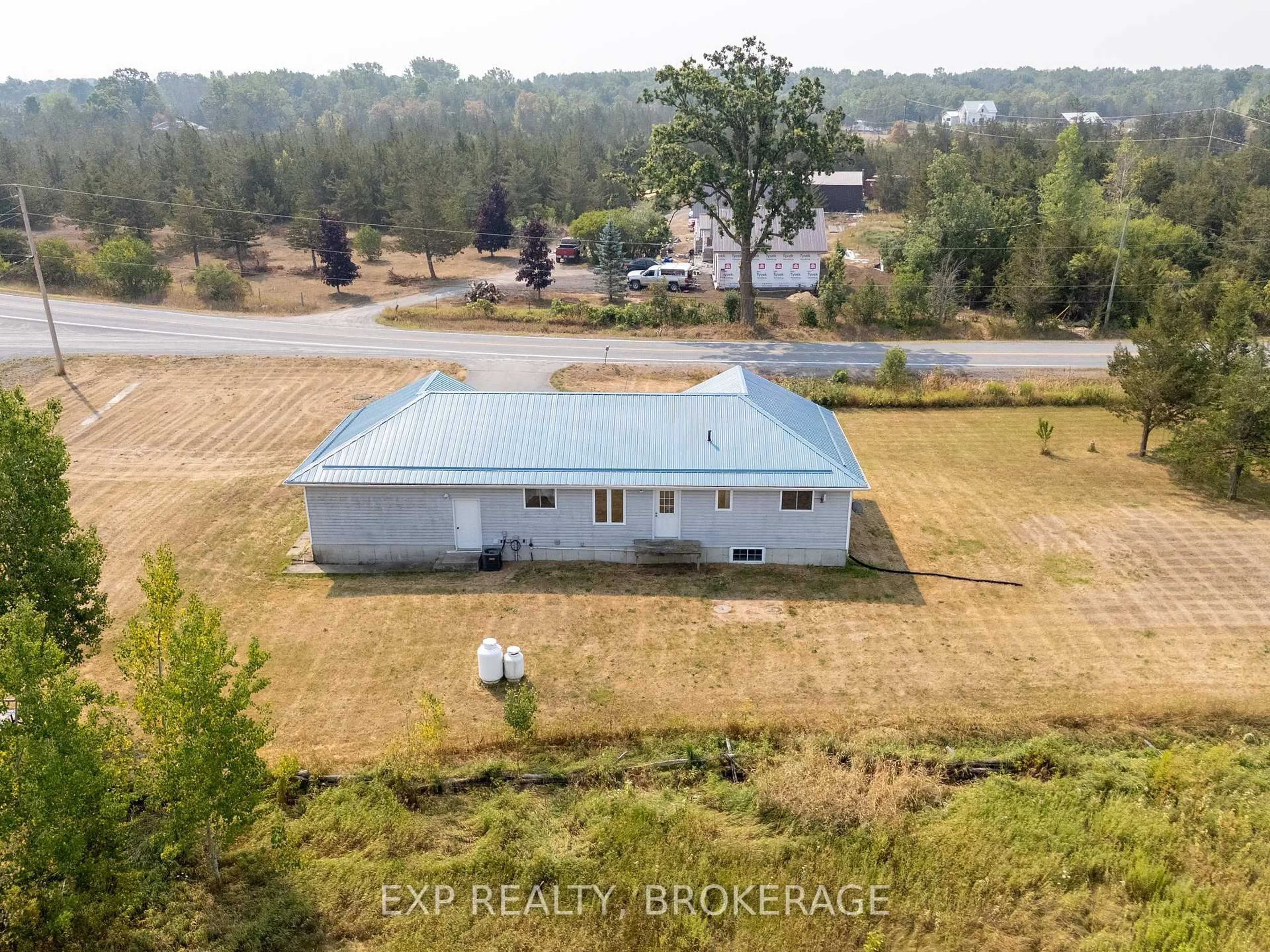 A pic from outside/outdoor area/front of a property/back of a property/a pic from drone, water/lake/river/ocean view for 791 Beechwood Rd, Greater Napanee Ontario K7R 3L1