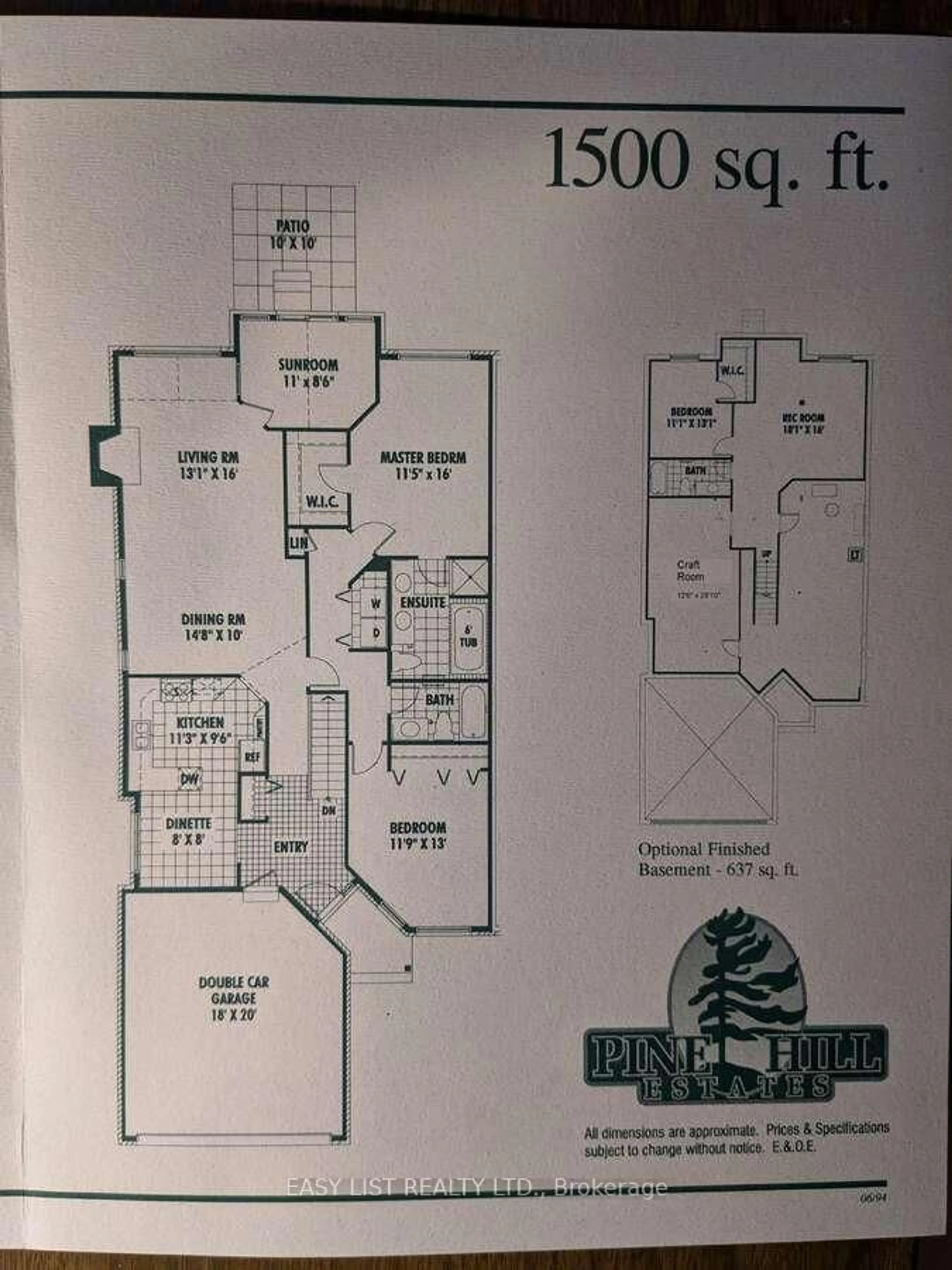 Floor plan for 57 Goldfinch Dr, Ottawa Ontario K2M 2P5
