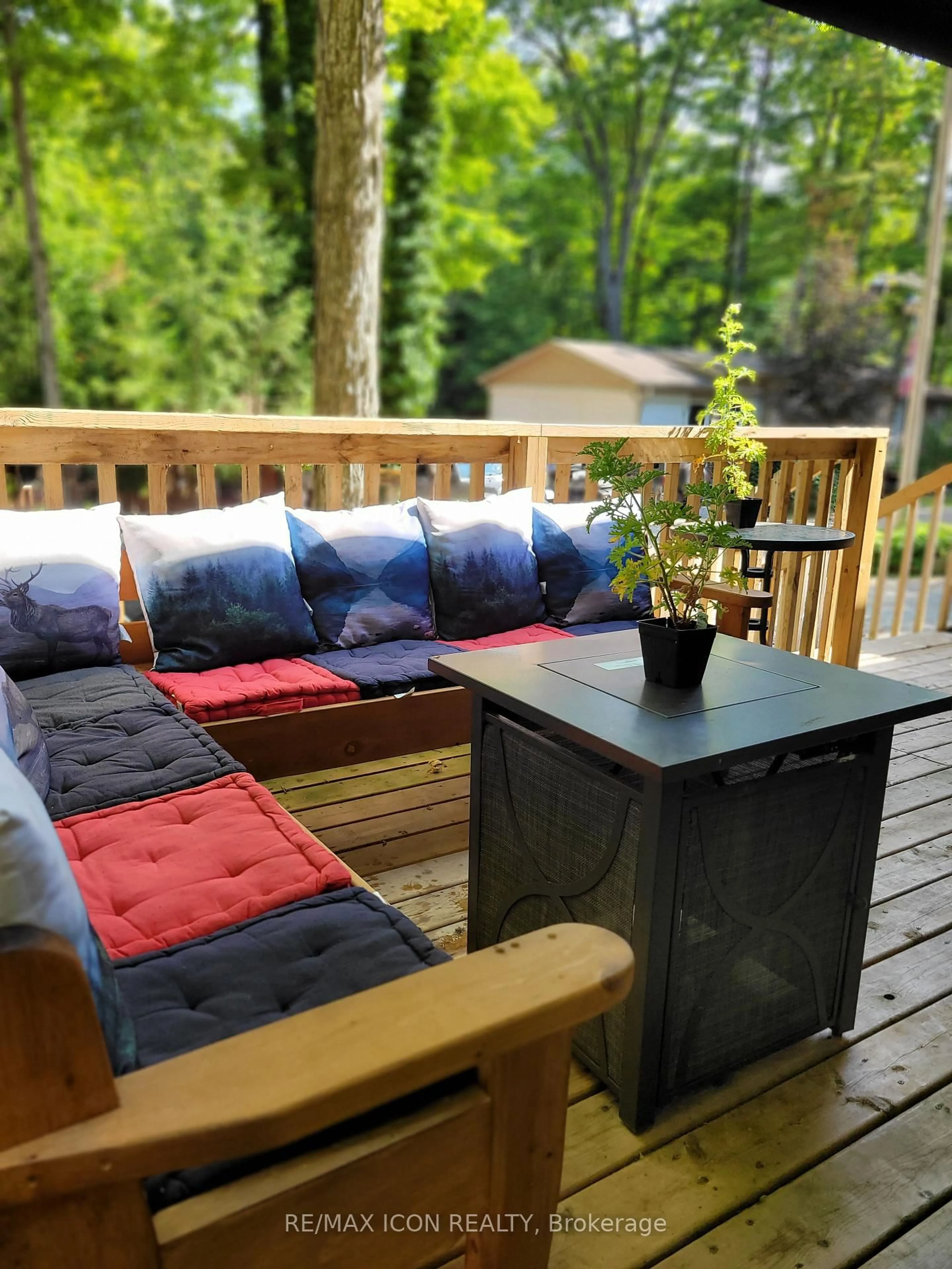 Patio, forest/trees view for 76735 Wildwood Line #276, Bluewater Ontario N0M 1G0