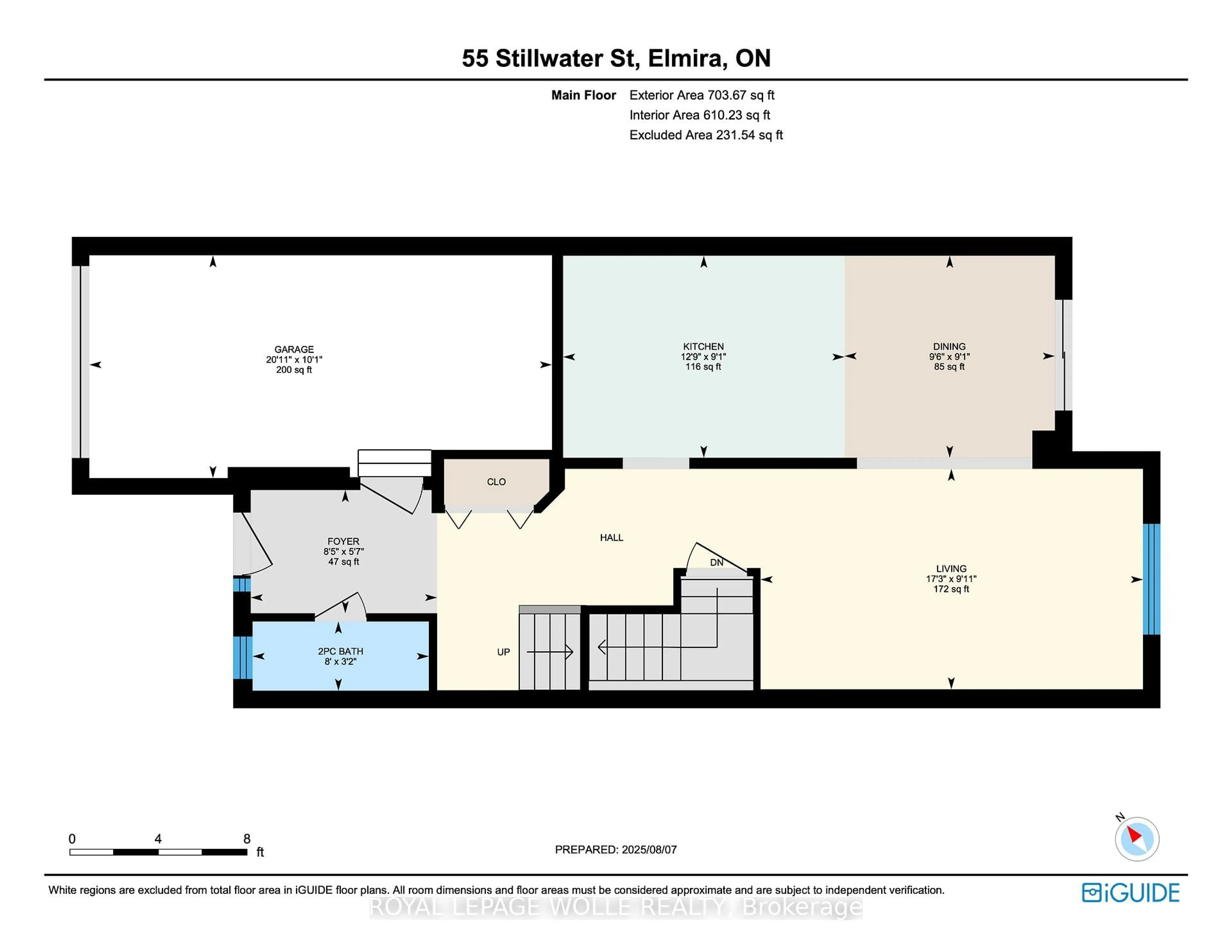 Floor plan for 55 Stillwater St, Woolwich Ontario N3B 3M1