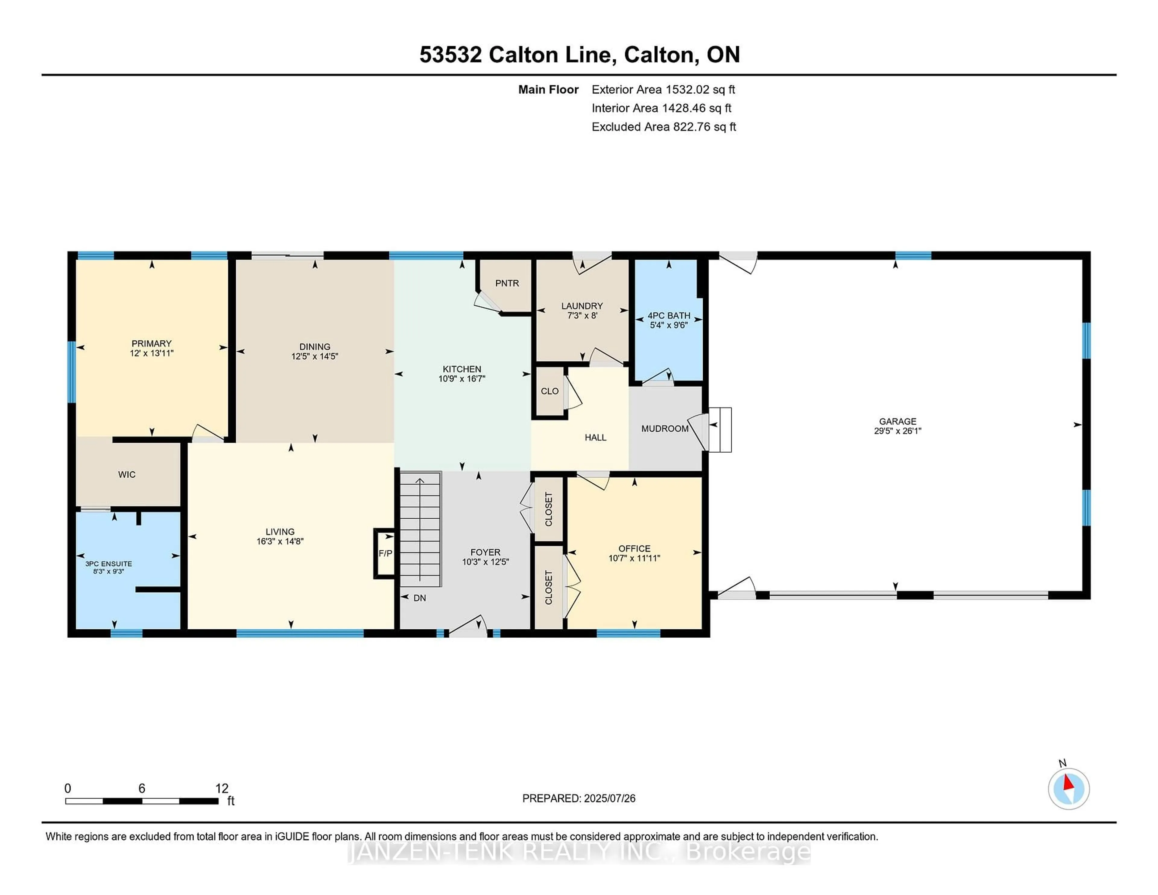 Floor plan for 53532 Calton Line, Malahide Ontario N5H 2R5