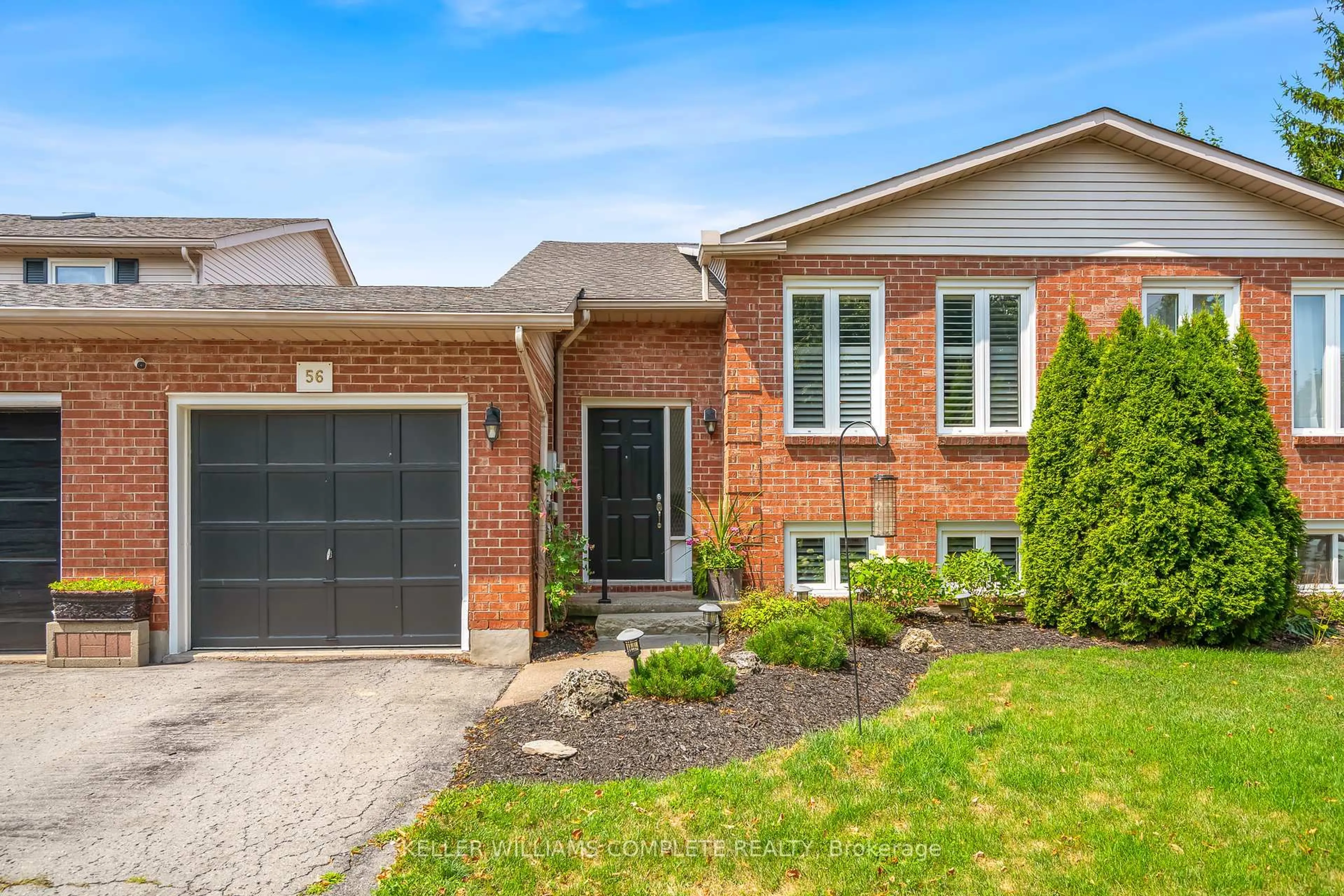 Home with brick exterior material, street for 56 Stoney Brook Cres, St. Catharines Ontario L2S 3R8