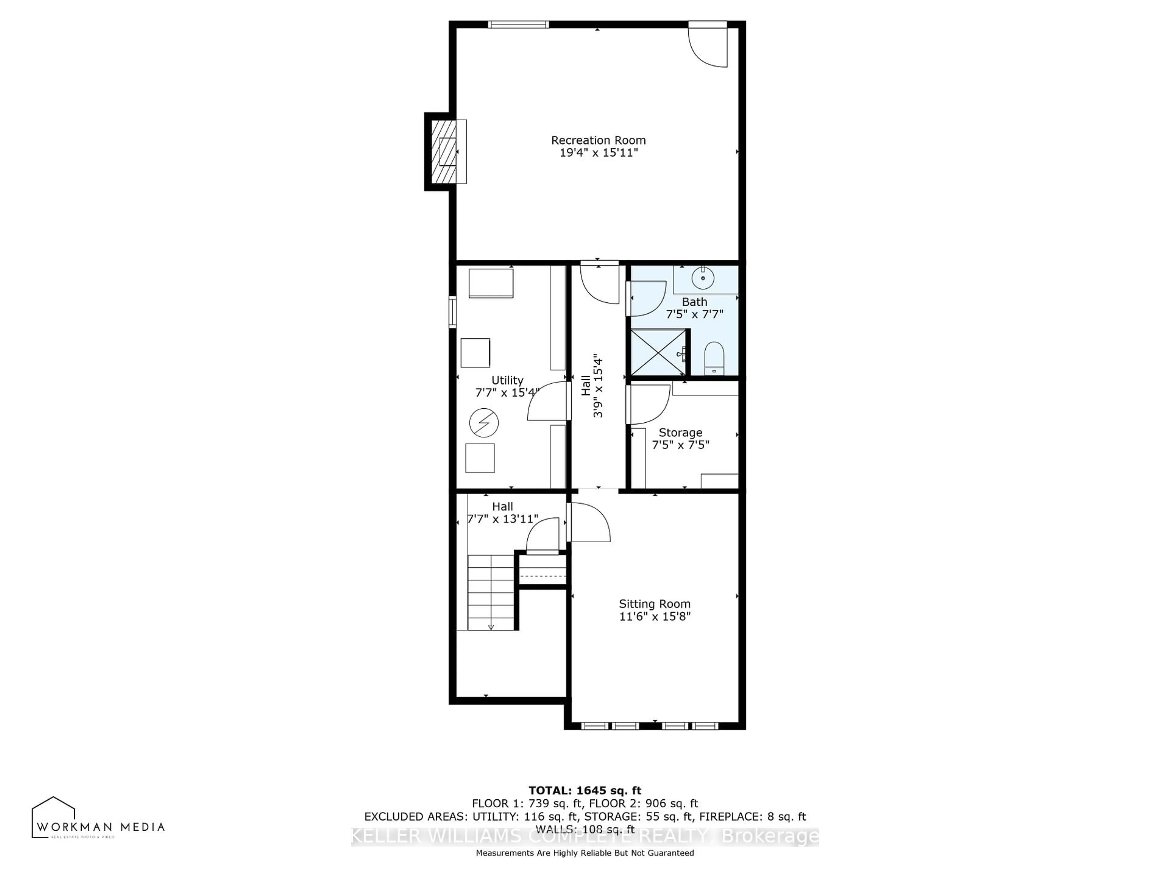 Floor plan for 56 Stoney Brook Cres, St. Catharines Ontario L2S 3R8