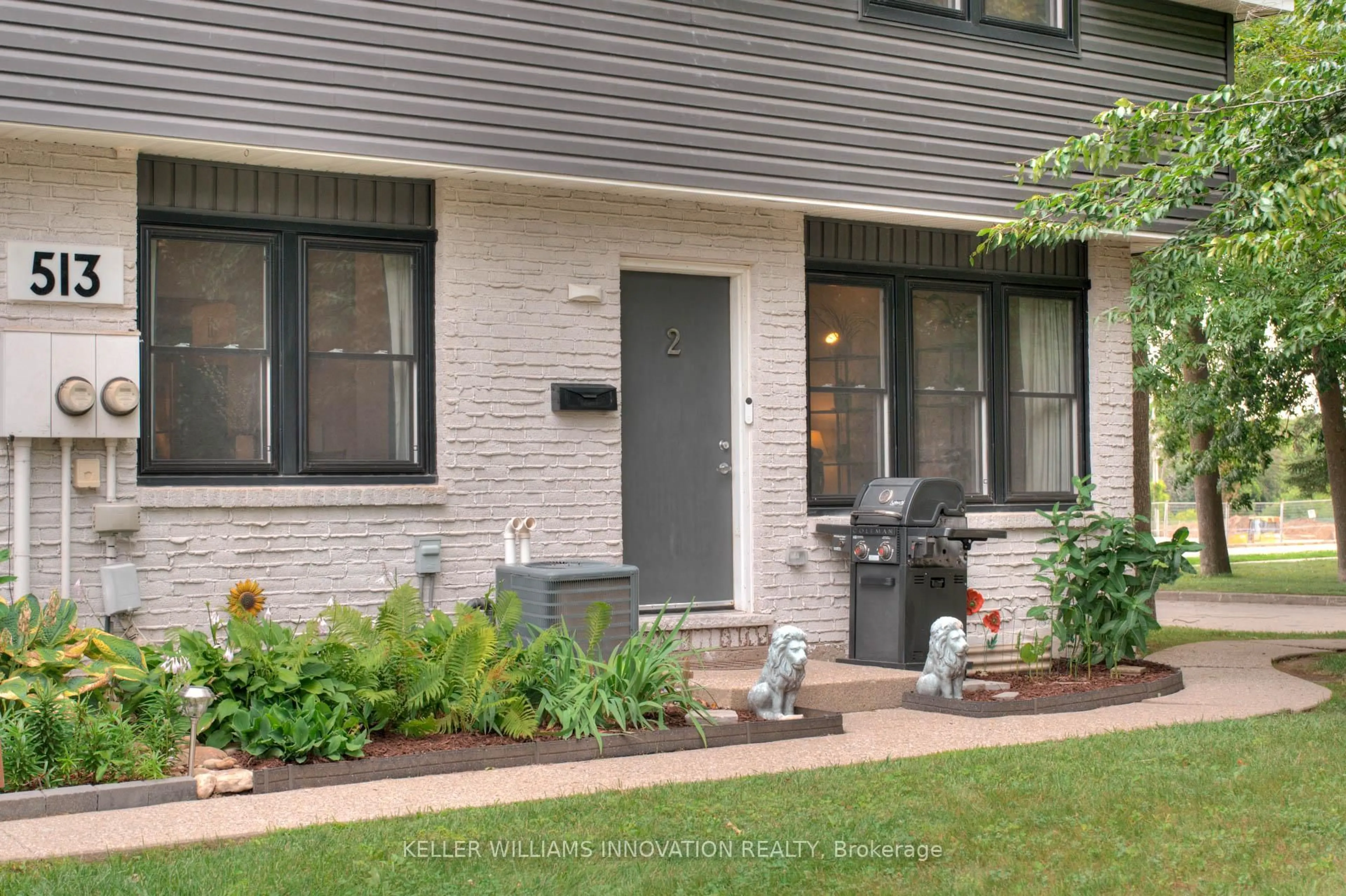 Home with brick exterior material, street for 513 Quiet Pl #2, Waterloo Ontario N2L 5L6