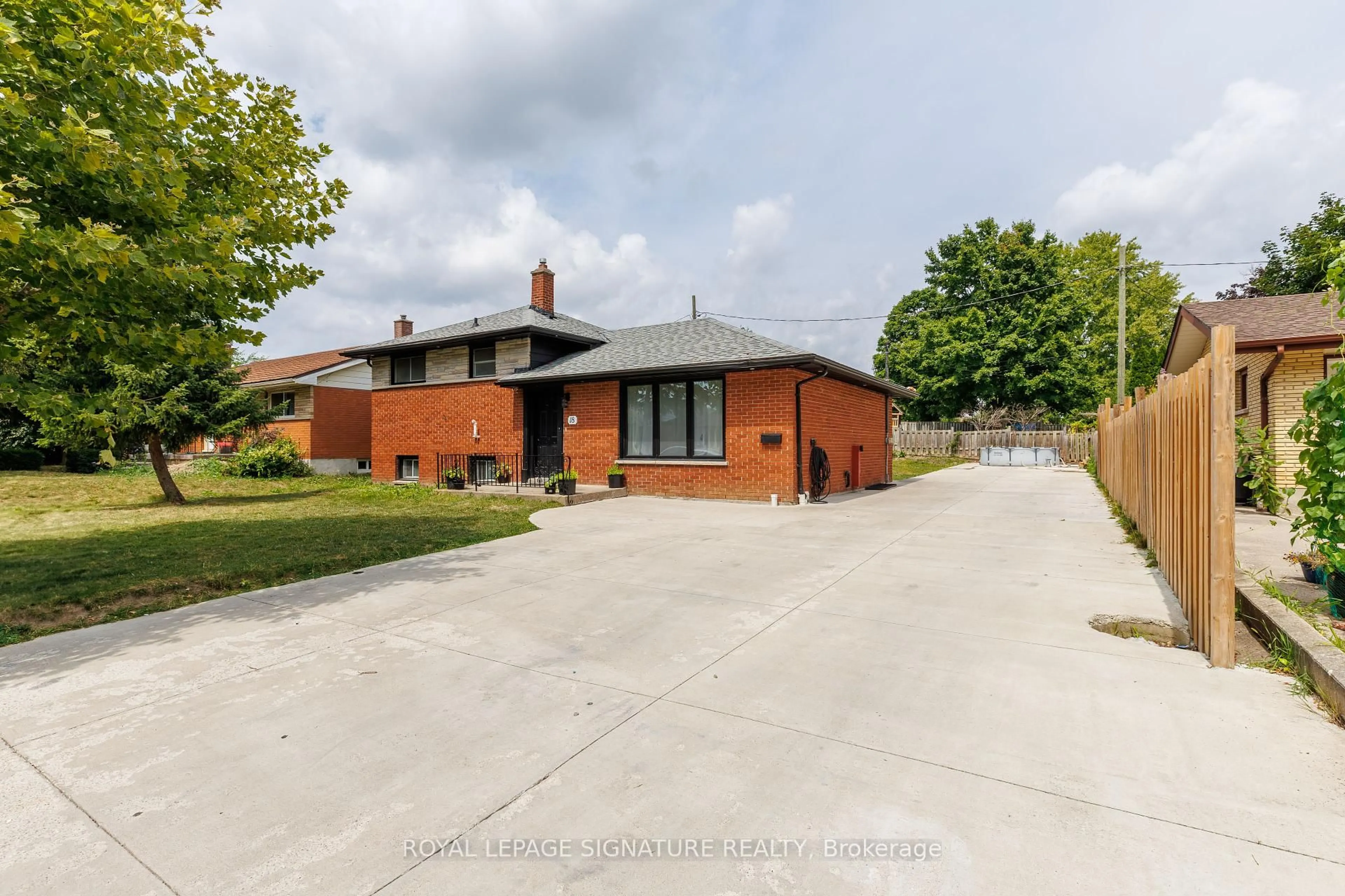 Home with brick exterior material, street for 18 Silverdale Cres, London South Ontario N5Z 4A4