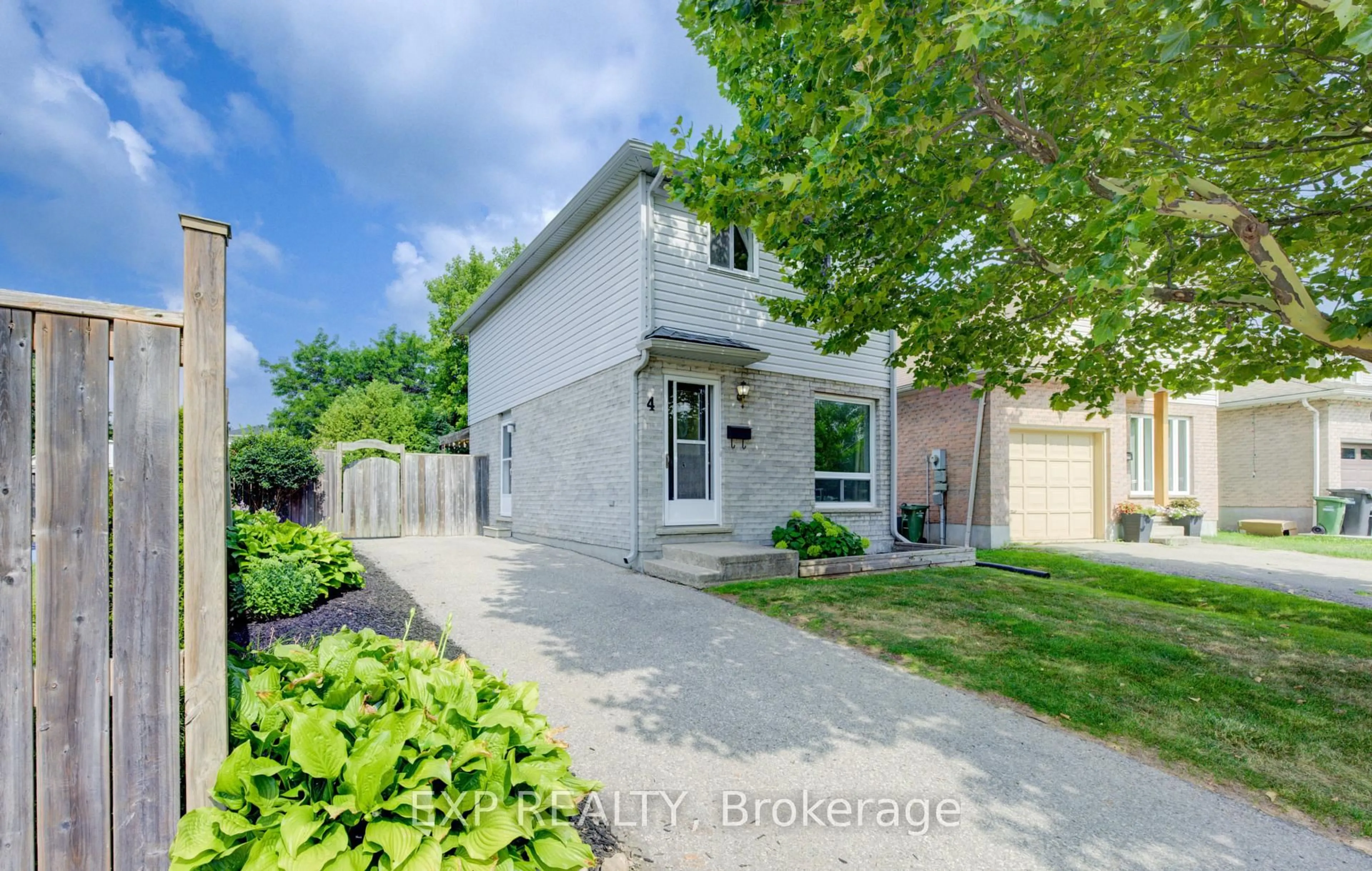 Home with brick exterior material, street for 4 Troy Cres, Guelph Ontario N1E 6W7