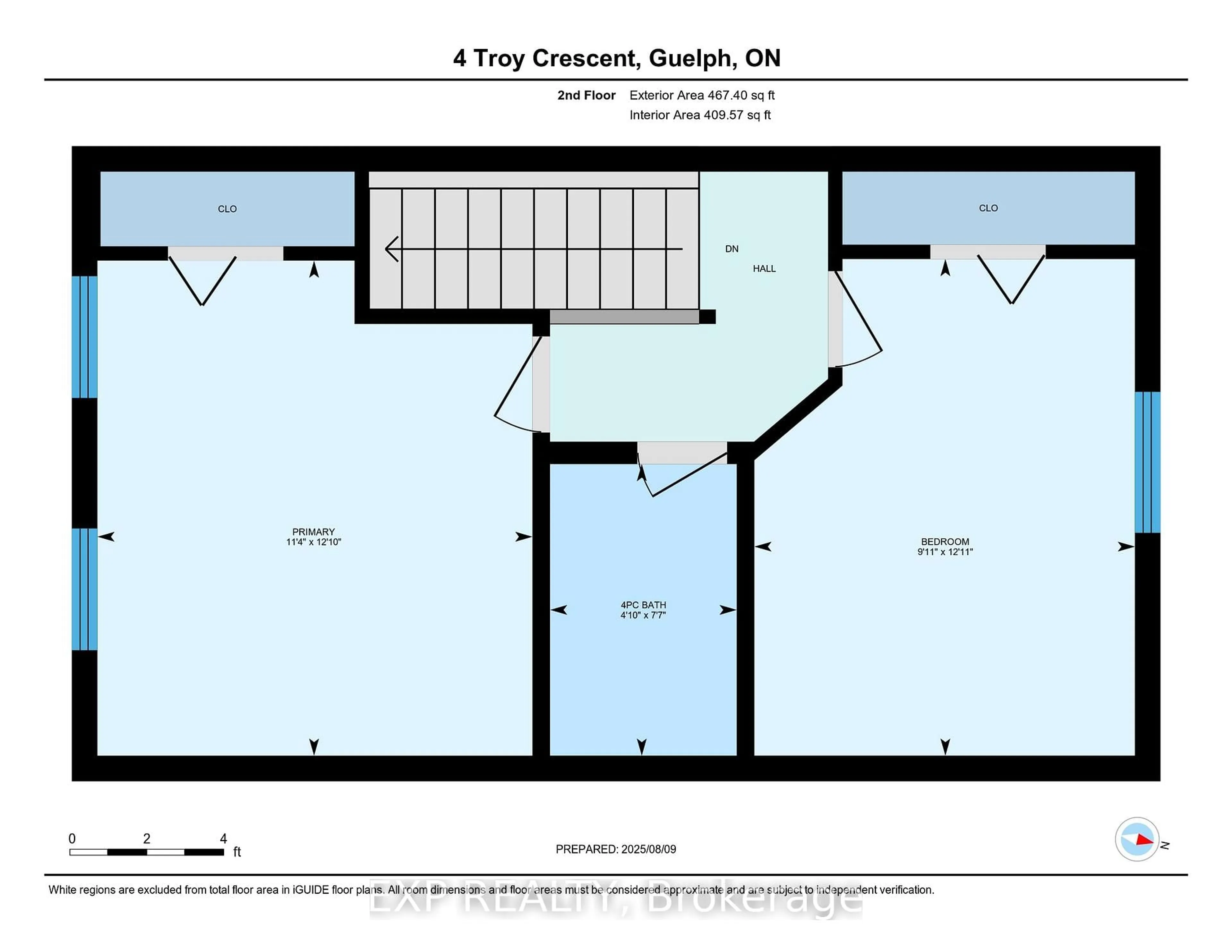 Floor plan for 4 Troy Cres, Guelph Ontario N1E 6W7