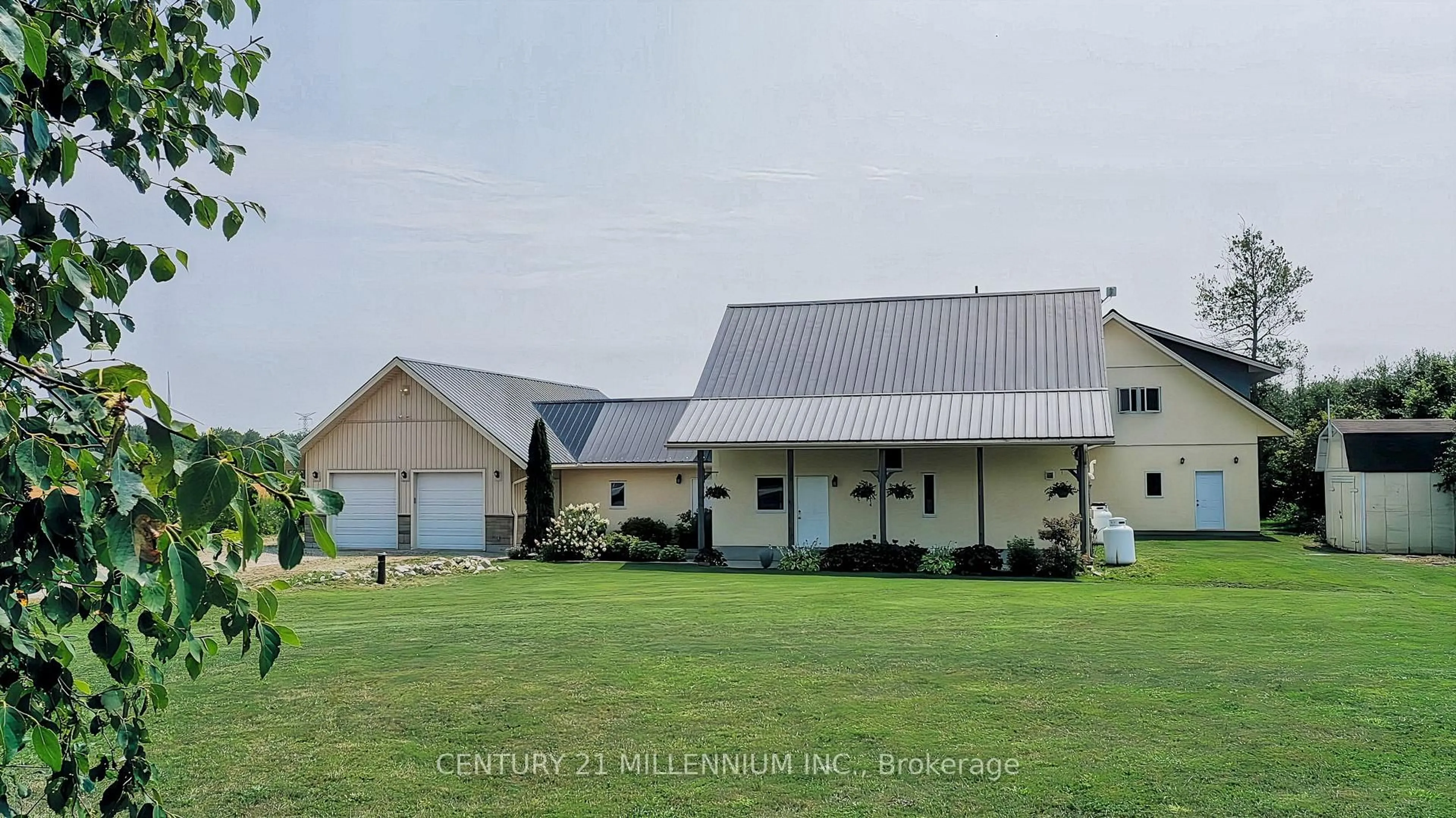 A pic from outside/outdoor area/front of a property/back of a property/a pic from drone, building for 322066 Concession Road 6-7, East Luther Grand Valley Ontario L9W 0W8