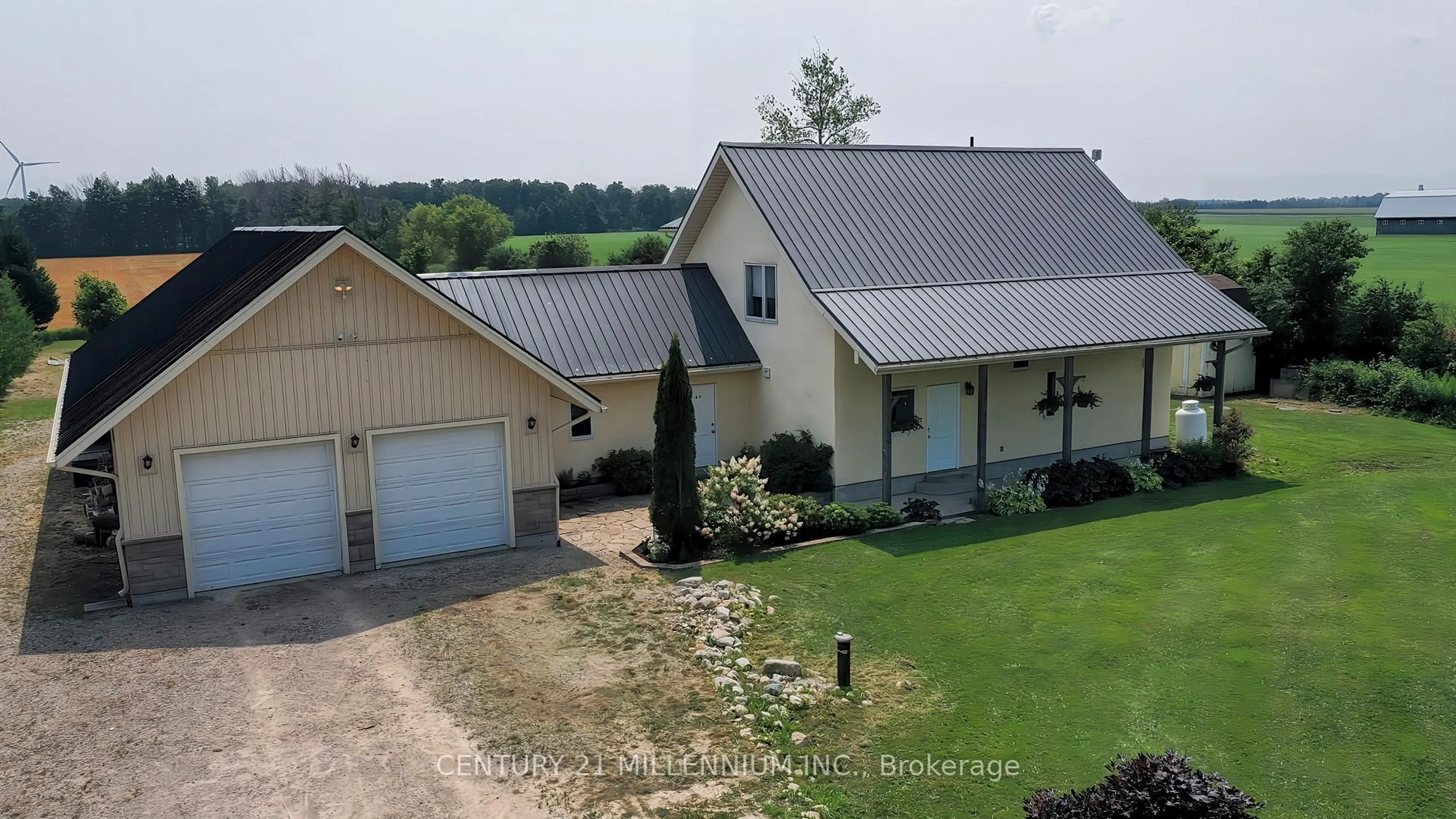 A pic from outside/outdoor area/front of a property/back of a property/a pic from drone, unknown for 322066 Concession Road 6-7, East Luther Grand Valley Ontario L9W 0W8