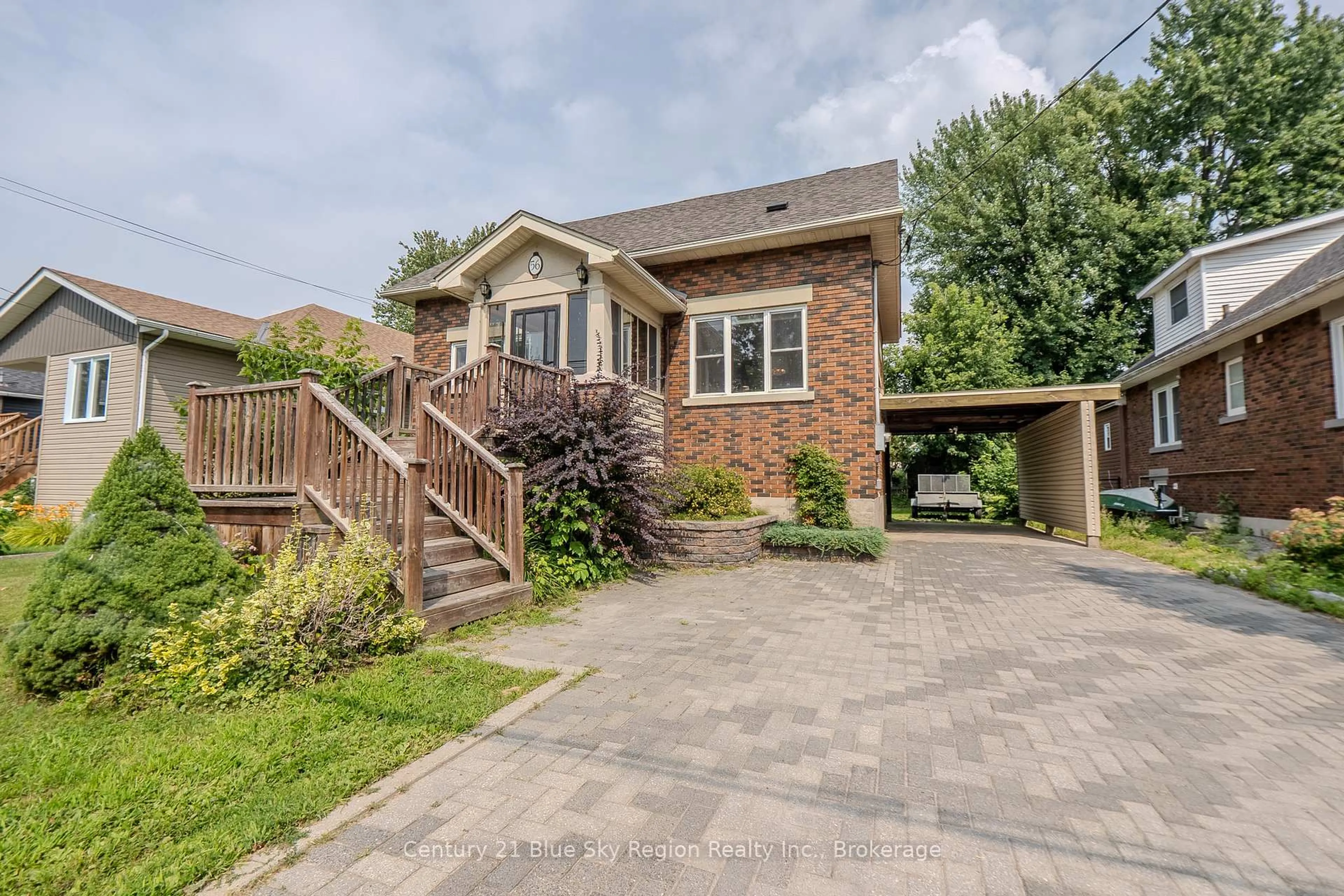 Home with brick exterior material, street for 56 Whitney Ave, North Bay Ontario P1A 1Y3