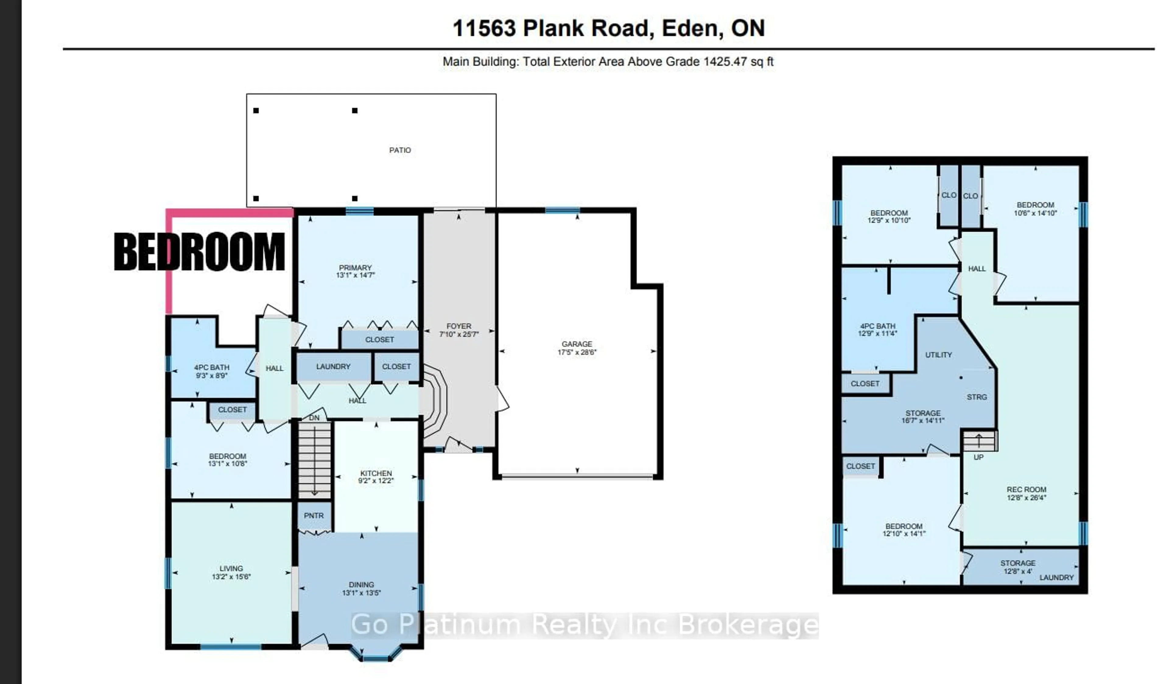 Floor plan for 11563 Plank Rd, Bayham Ontario N0J 1H0