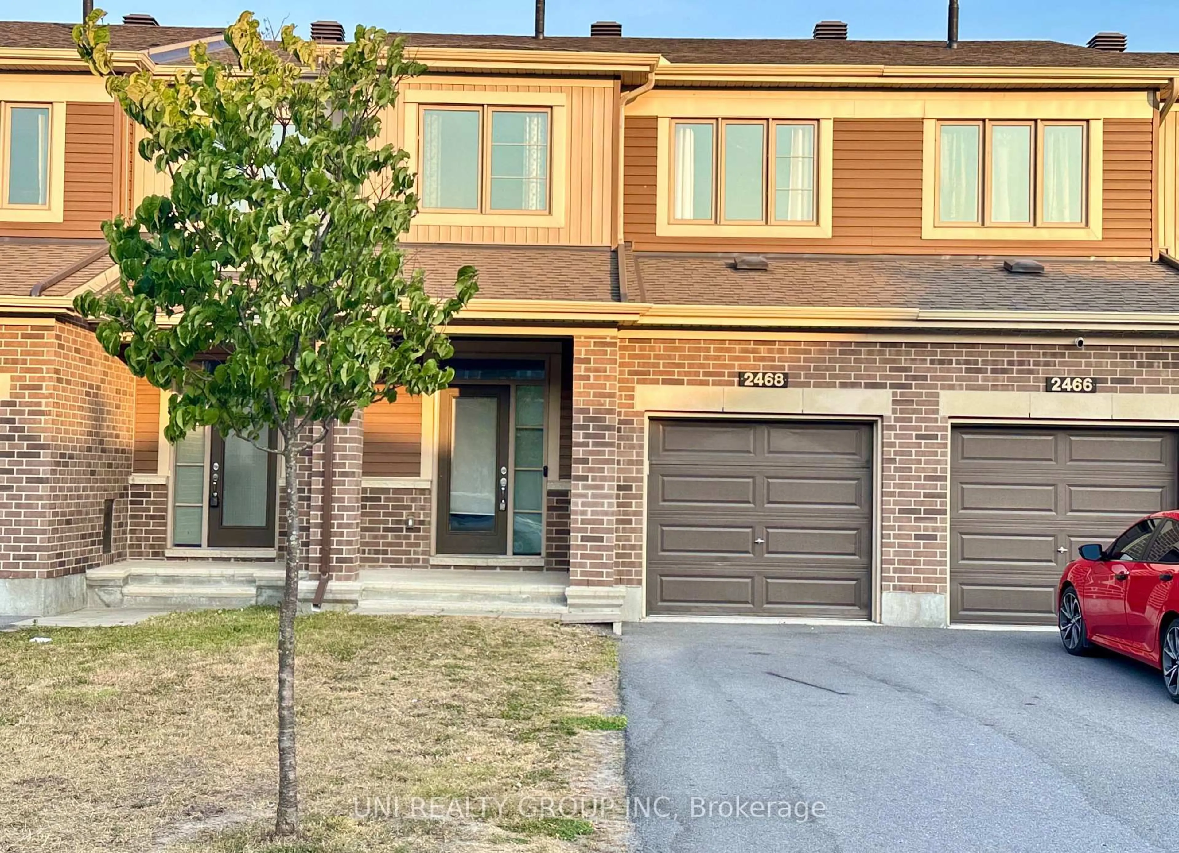 Home with brick exterior material, street for 2468 Waterlilly Way, Nepean Ontario K2J 6M3