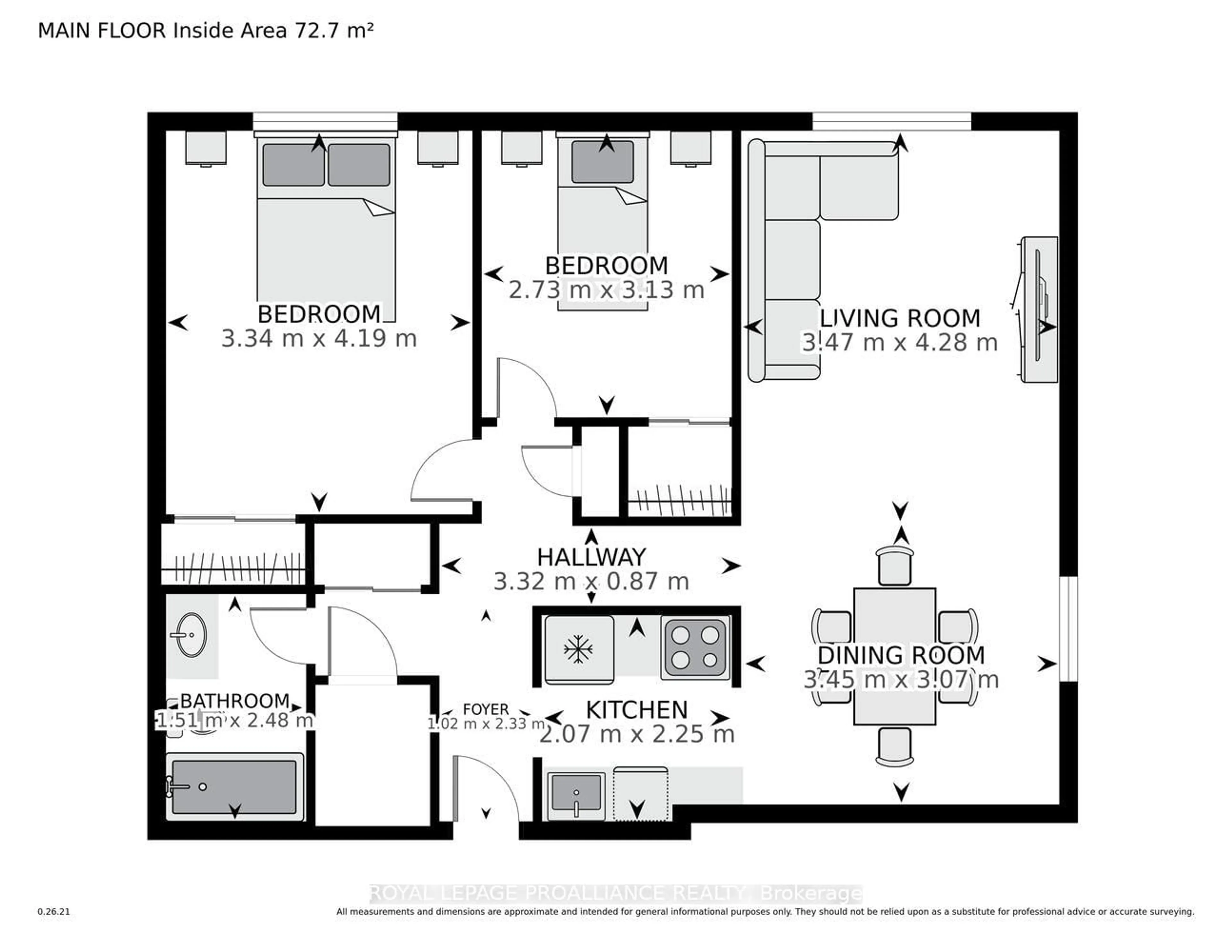 Floor plan for 2 Charlotte Pl #10, Brockville Ontario K6V 6T4