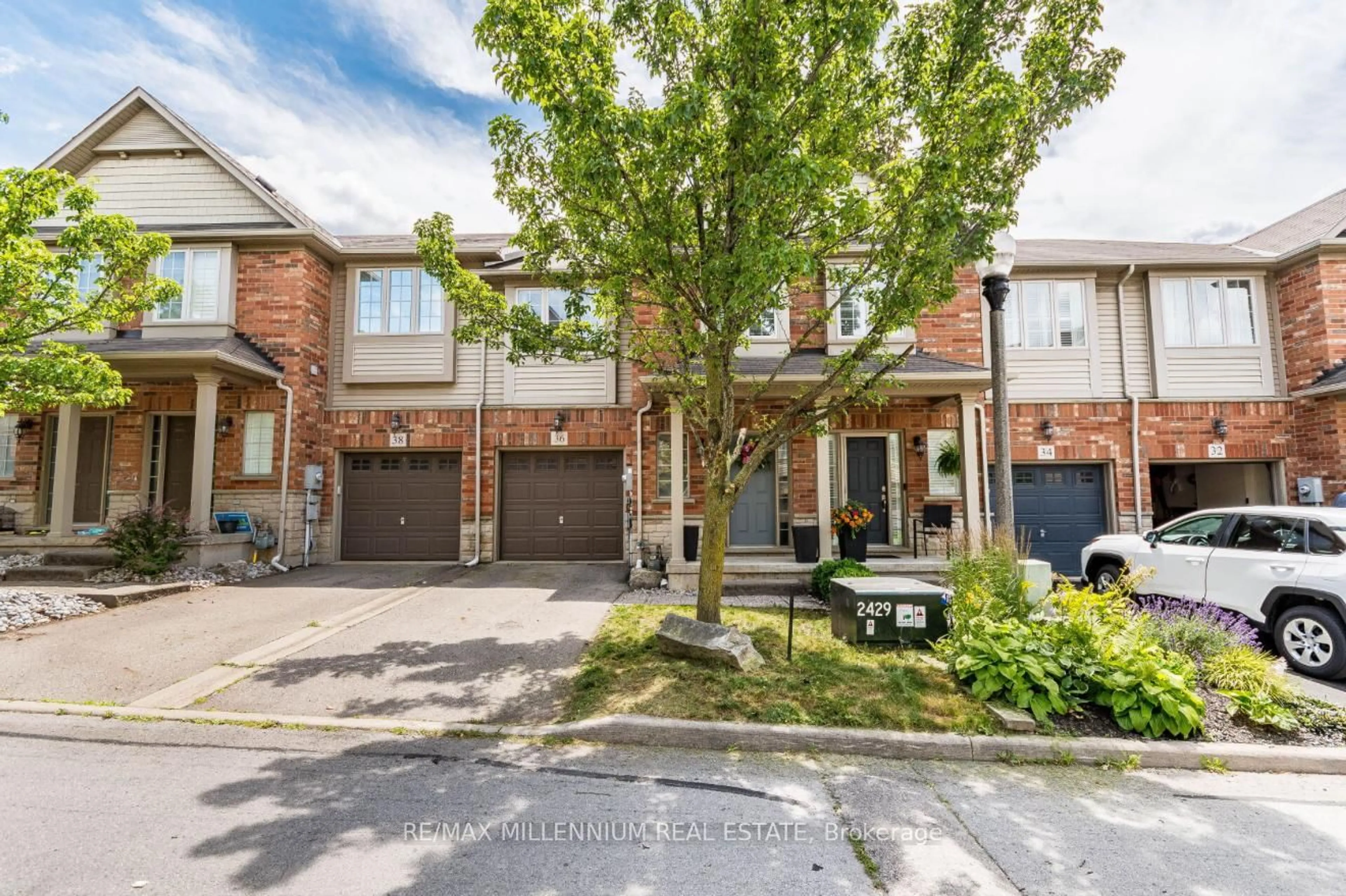 Home with brick exterior material, street for 36 Myers Lane, Hamilton Ontario L9G 0A5