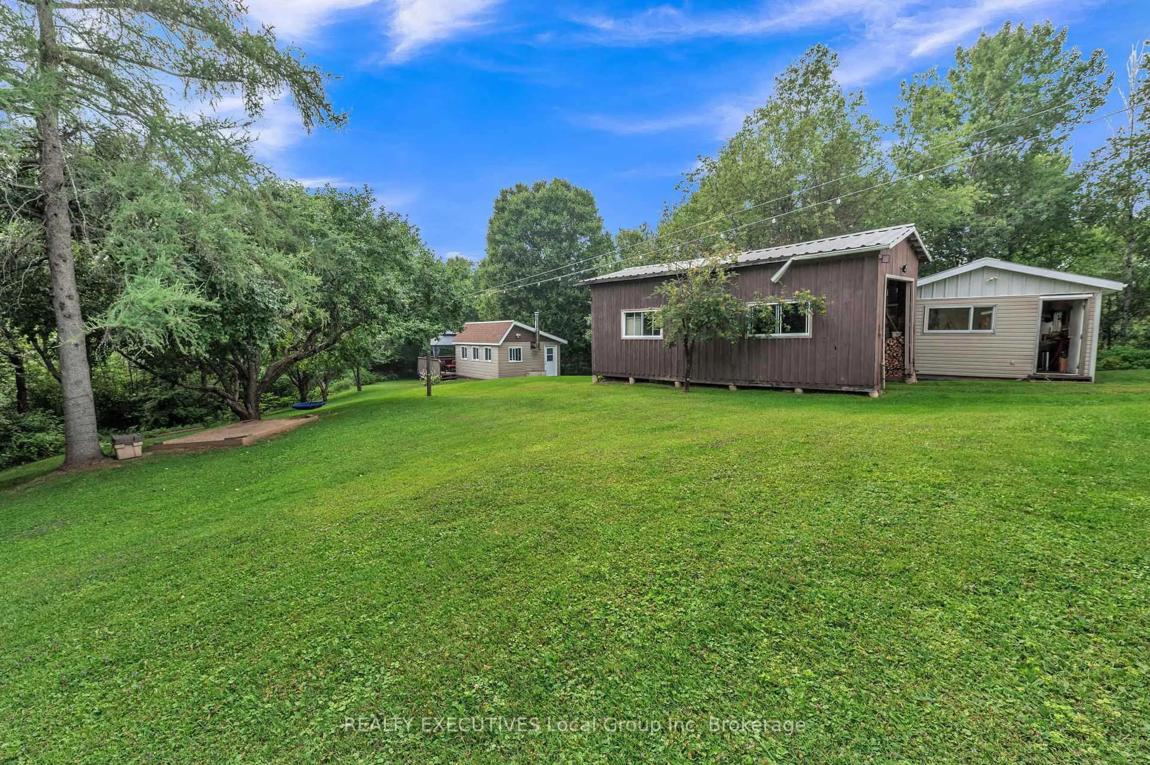 A pic from outside/outdoor area/front of a property/back of a property/a pic from drone, water/lake/river/ocean view for 107 GAGNON St, Bonfield Ontario P0H 1E0