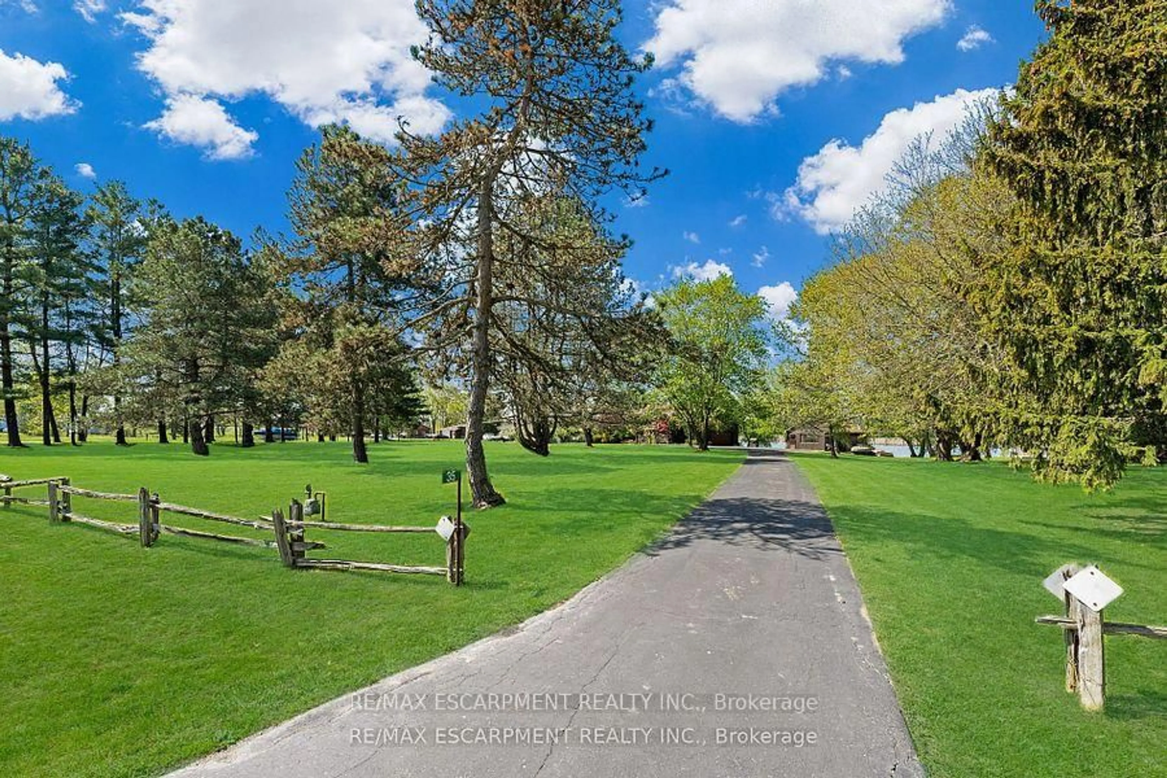 A pic from outside/outdoor area/front of a property/back of a property/a pic from drone, forest/trees view for 35 Haldimand Road 17, Haldimand Ontario N1A 2W4