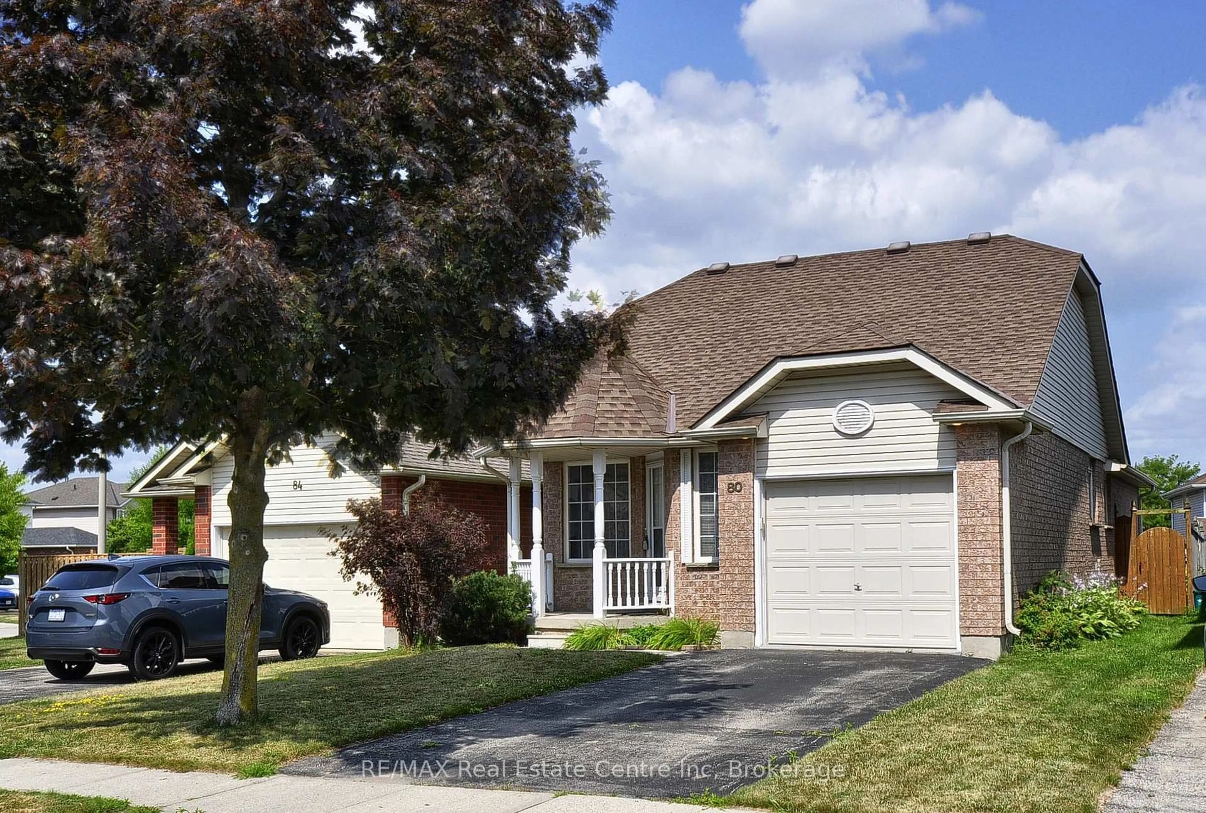 Home with brick exterior material, street for 80 HAWKINS Dr, Cambridge Ontario N1T 2A3
