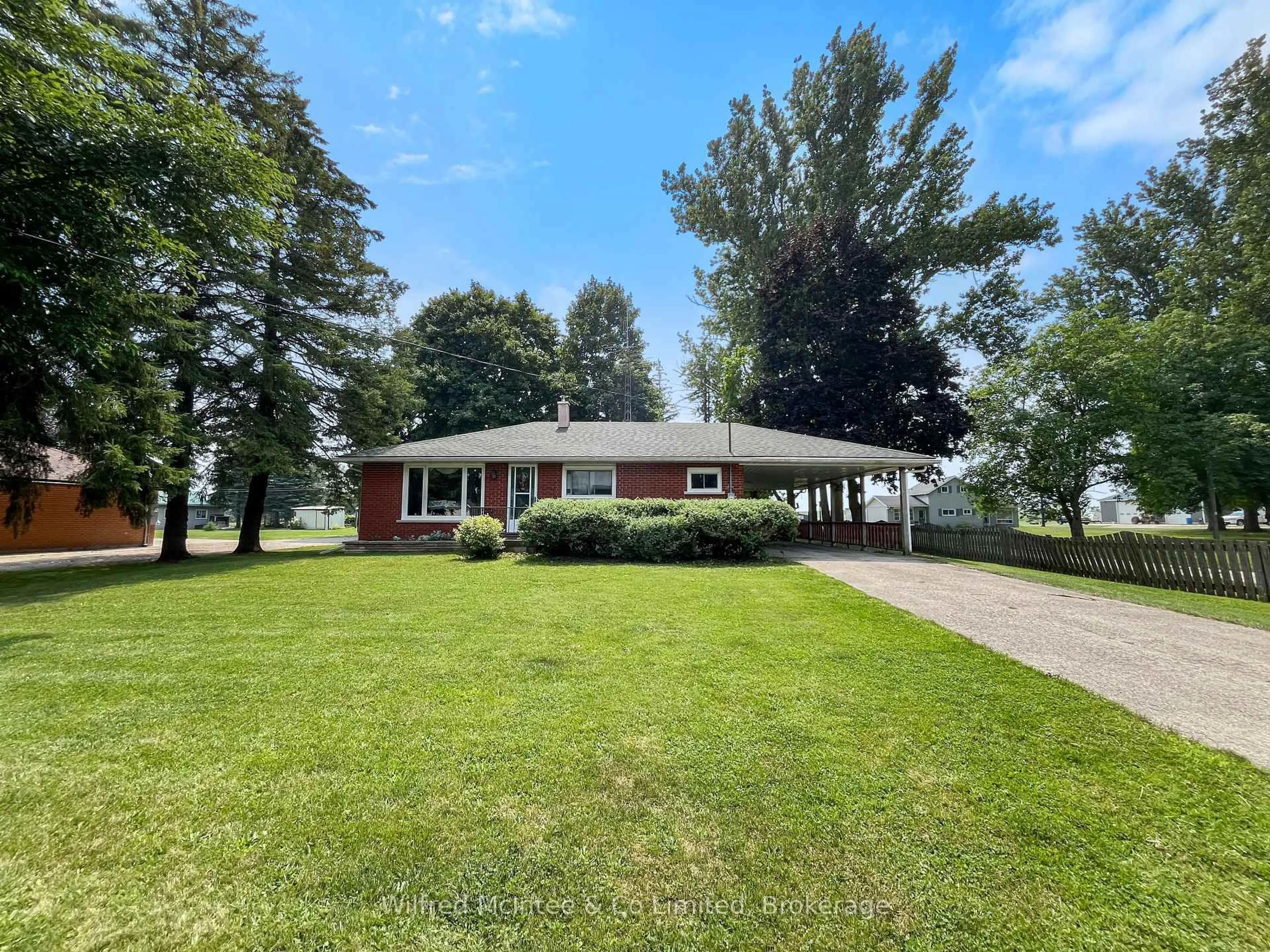 A pic from outside/outdoor area/front of a property/back of a property/a pic from drone, water/lake/river/ocean view for 211 14 Concession, South Bruce Ontario N4N 3C1