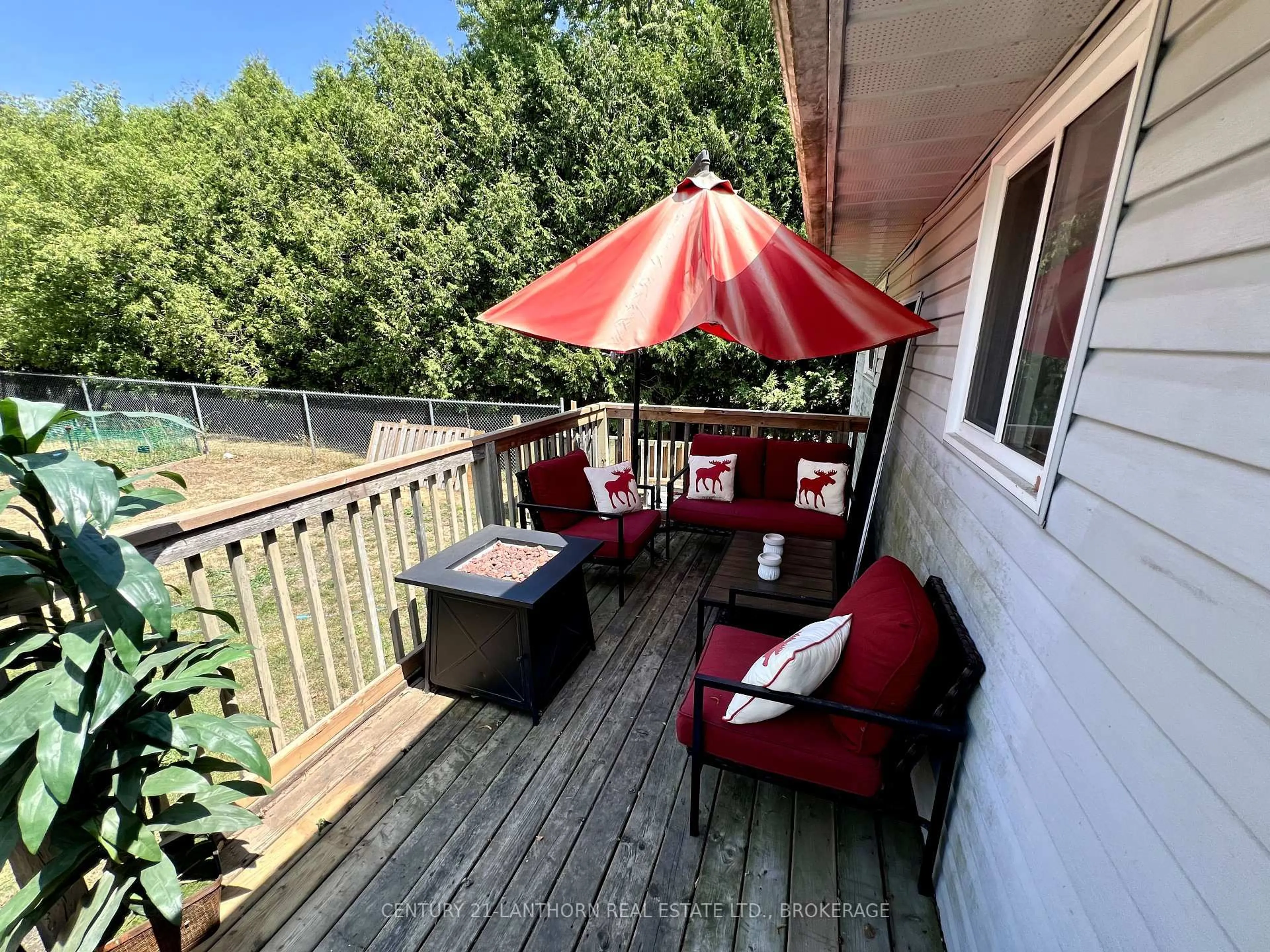 Patio, water/lake/river/ocean view for 46 Main St, Bissett Creek Ontario K0H 2H0