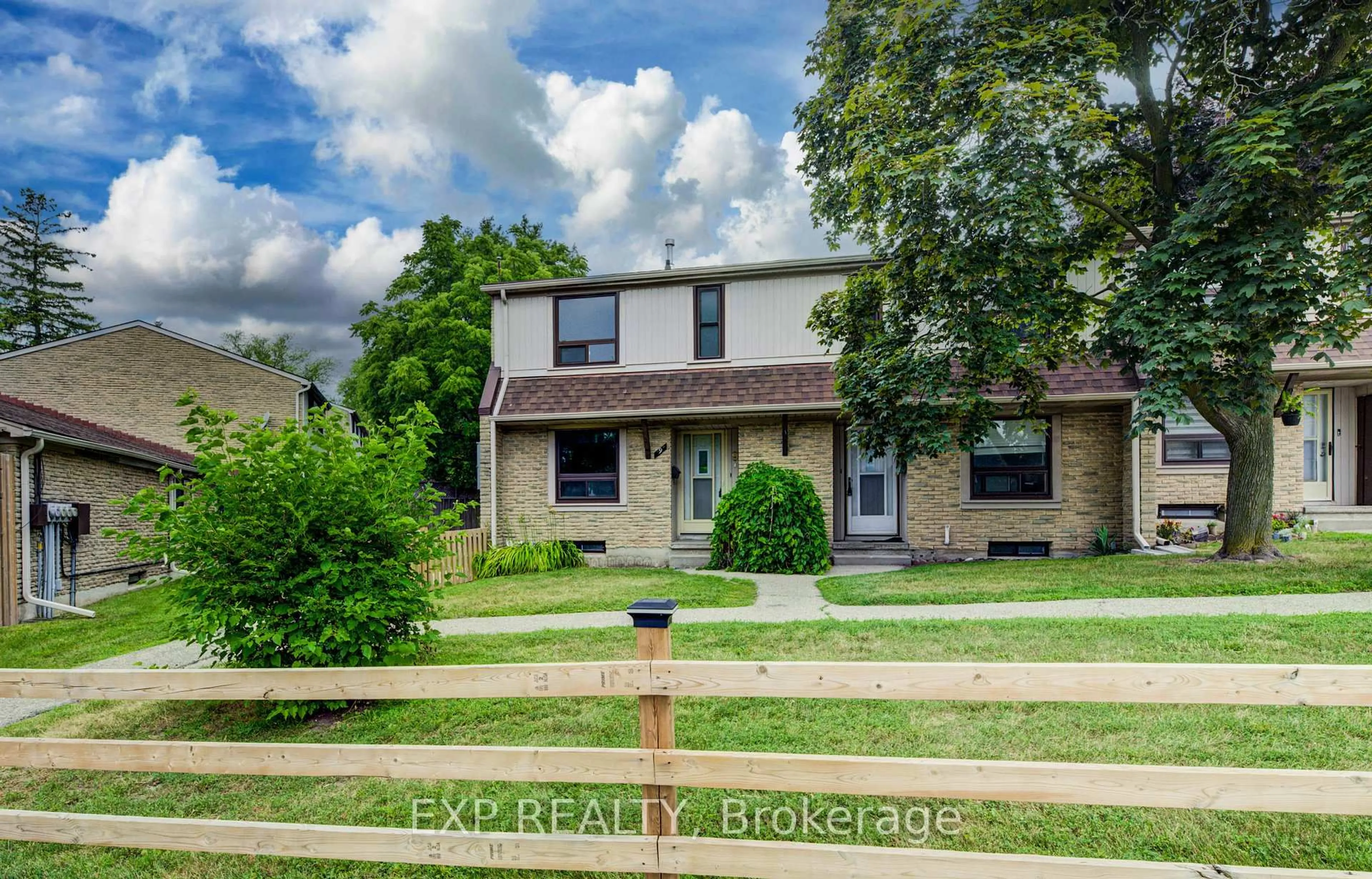 A pic from outside/outdoor area/front of a property/back of a property/a pic from drone, street for 280 Thaler Ave #9, Kitchener Ontario N2A 1R6