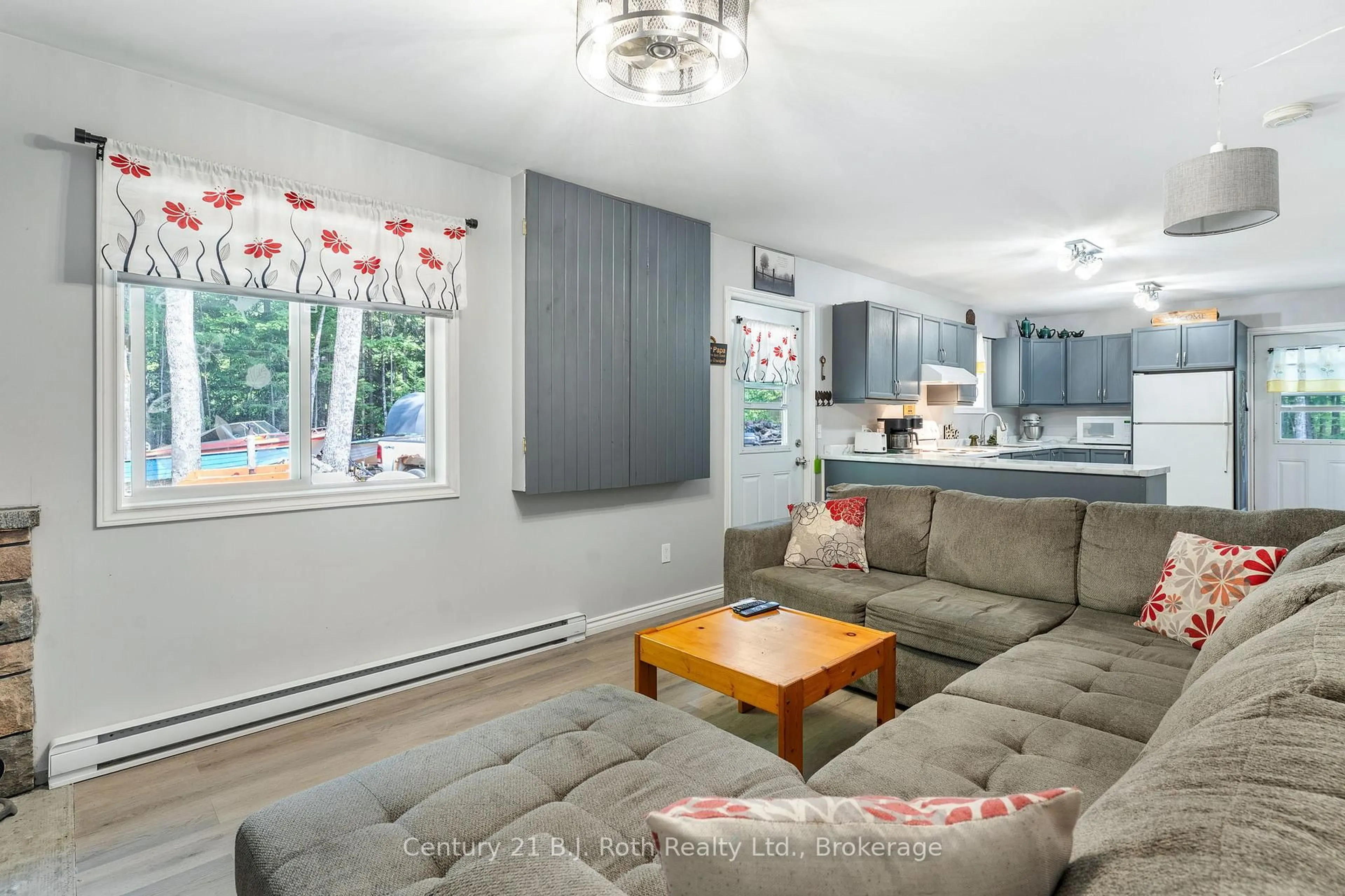 Living room with furniture, unknown for 12664 Haliburton County Road 503, Highlands East Ontario K0L 2Y0
