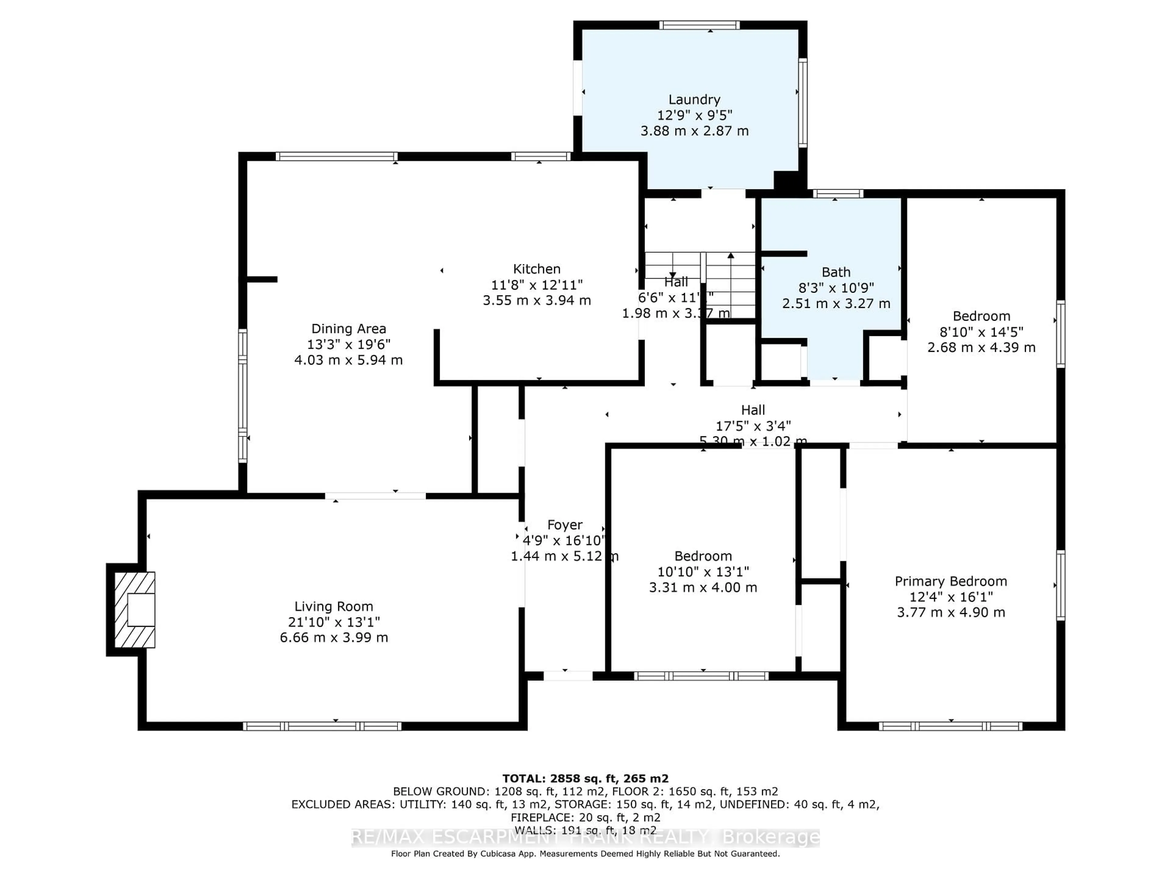 Floor plan for 1300 Colborne St, Brantford Ontario N3T 5M1