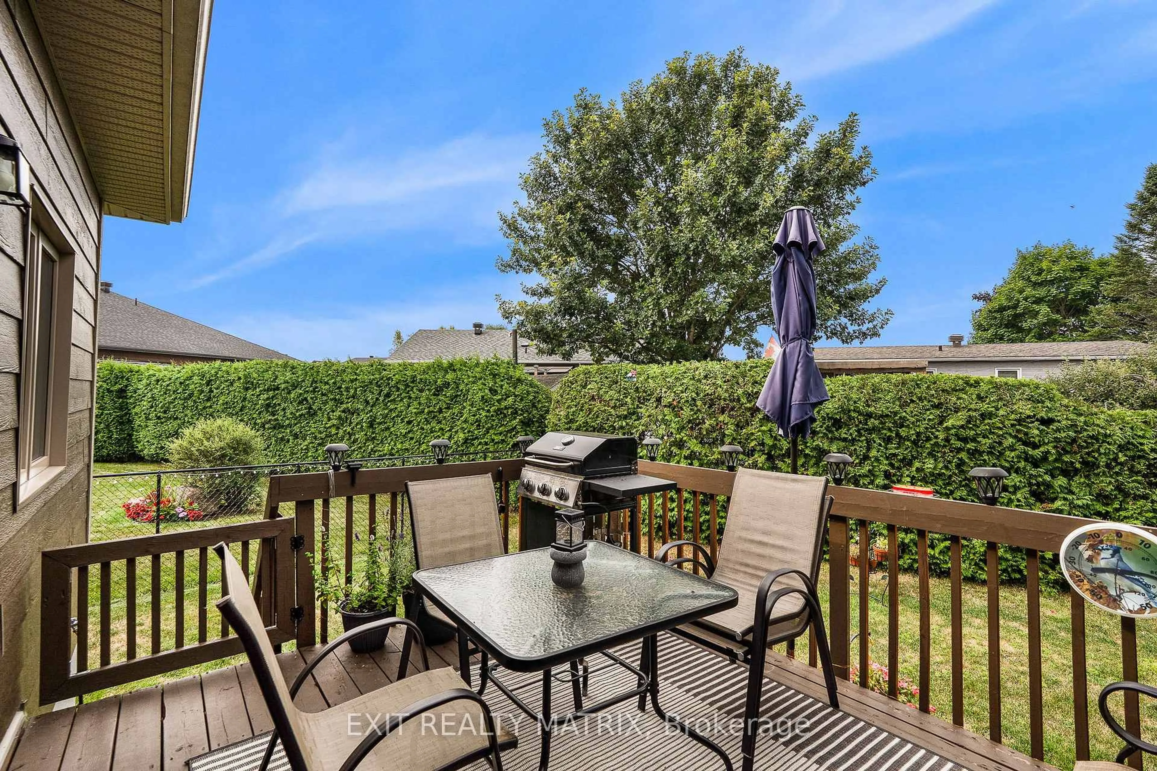 Patio, water/lake/river/ocean view for 16 Julien St, Champlain Ontario K0B 1K0