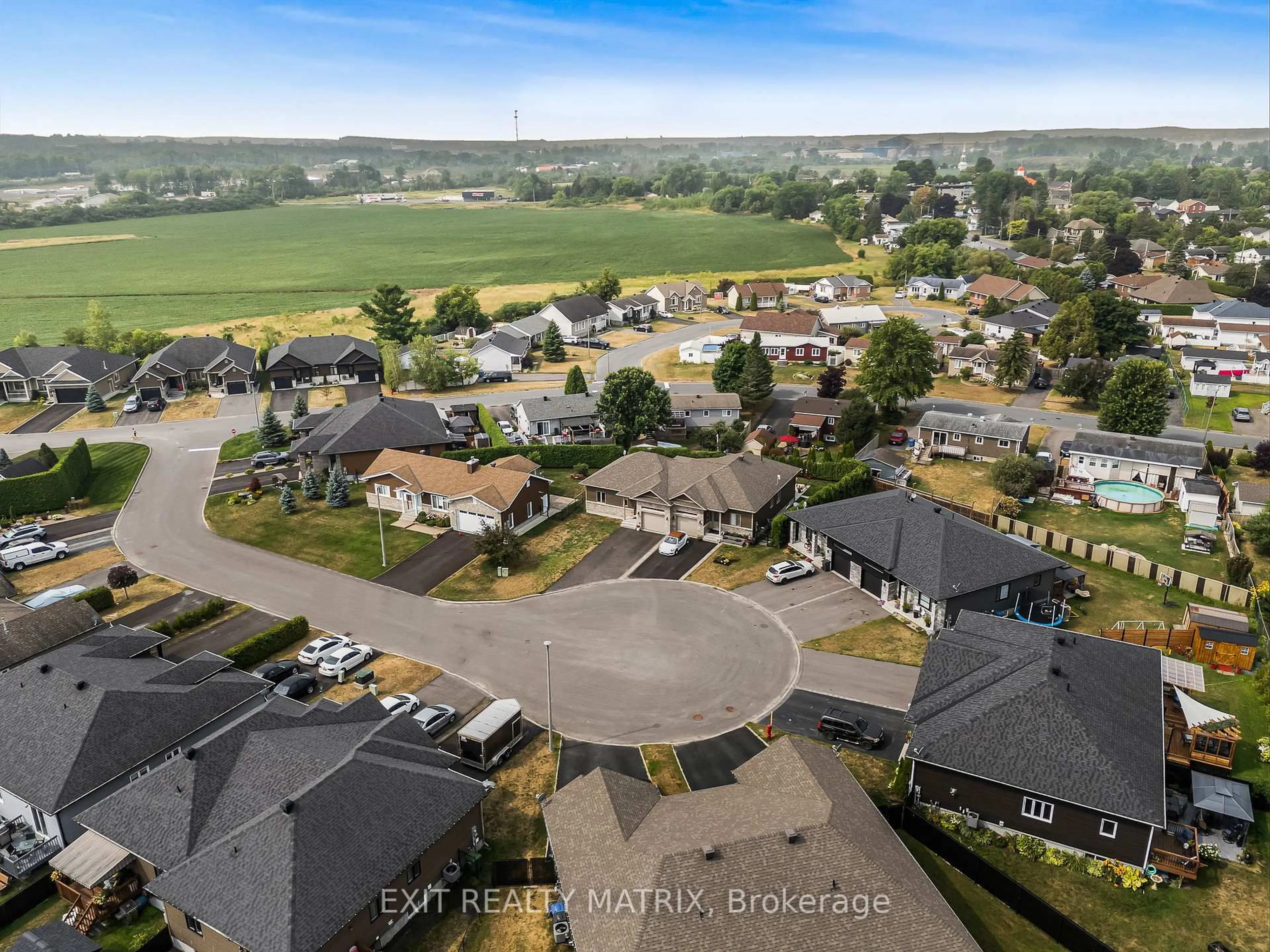 A pic from outside/outdoor area/front of a property/back of a property/a pic from drone, street for 16 Julien St, Champlain Ontario K0B 1K0