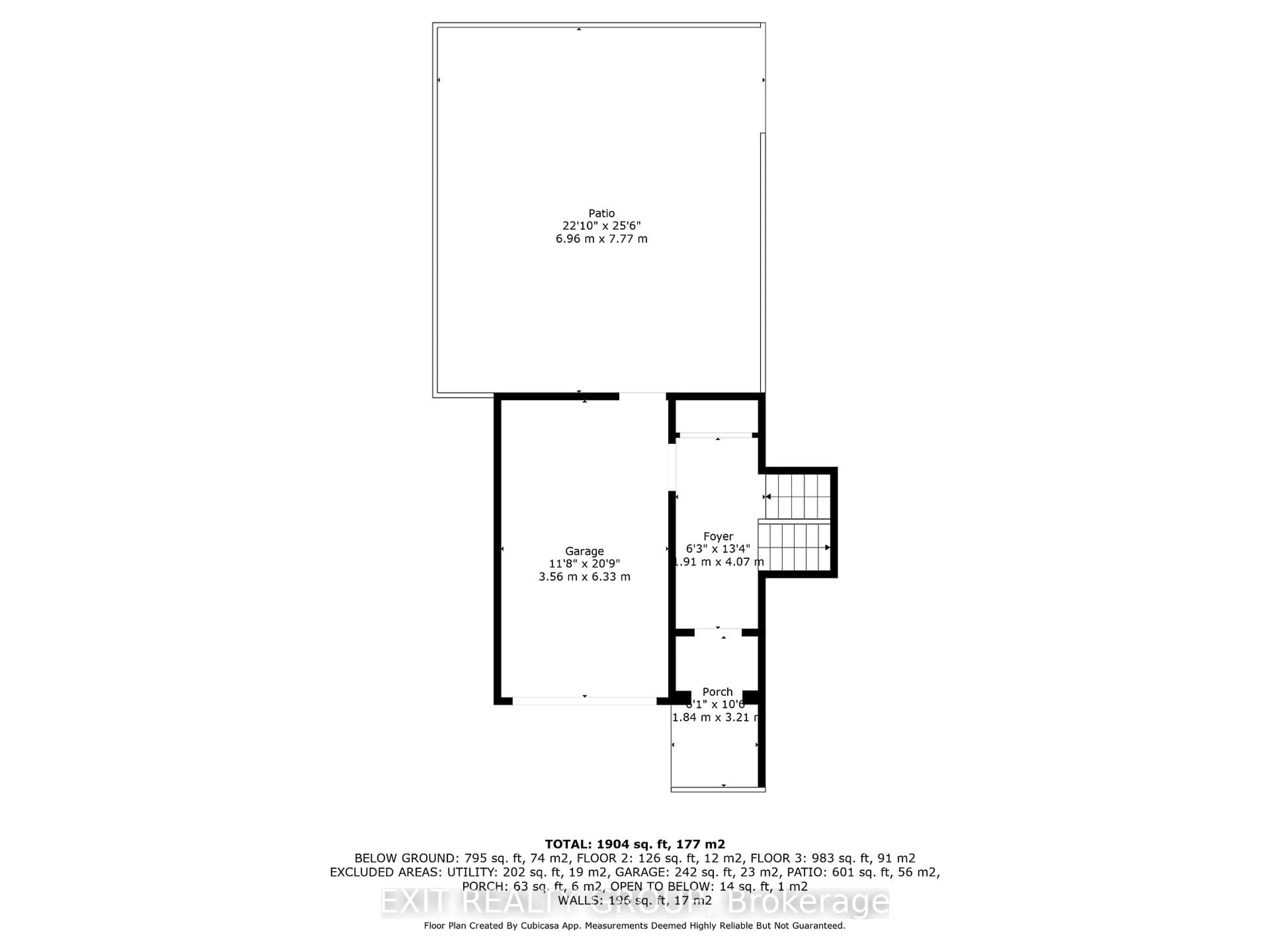 Floor plan for 5 Farley Cres, Quinte West Ontario K8V 6J9