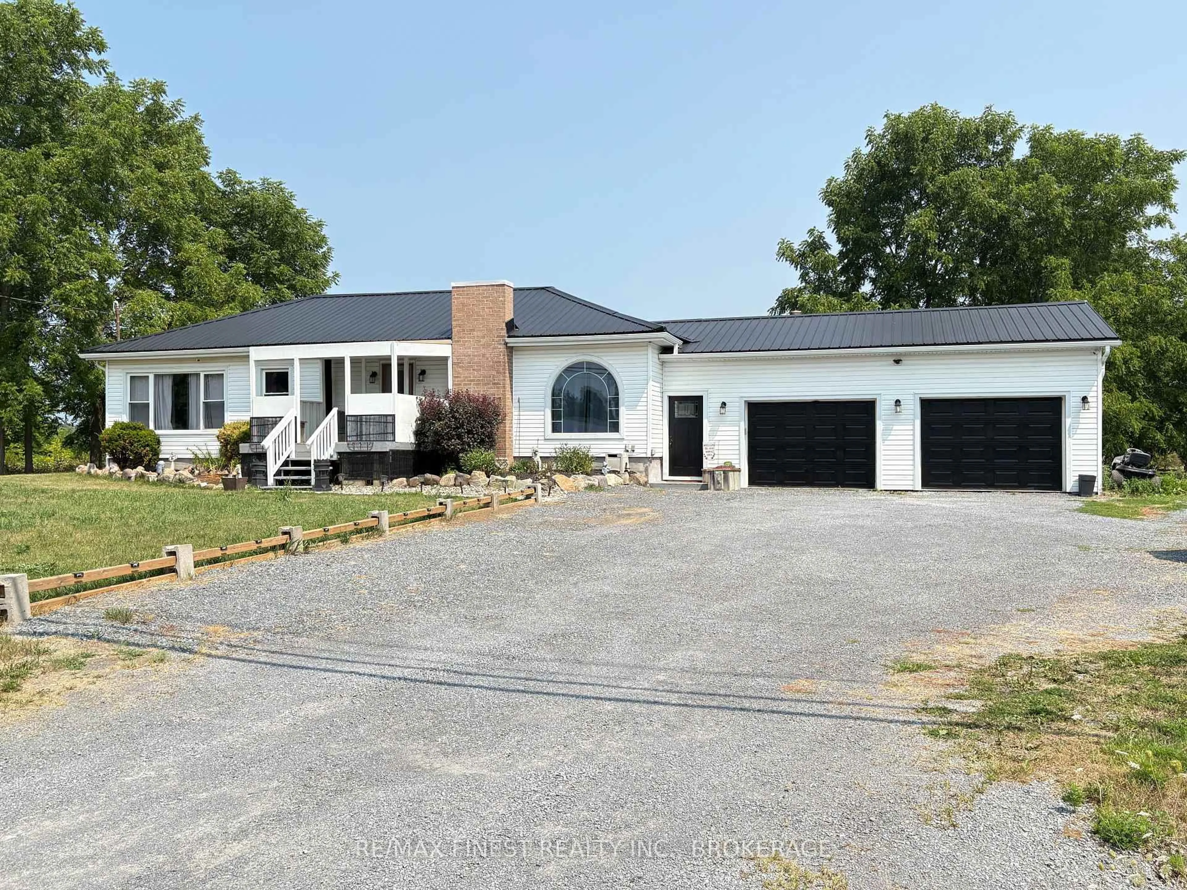 A pic from outside/outdoor area/front of a property/back of a property/a pic from drone, street for 5008 Highway 38, Harrowsmith Ontario K0H 1V0
