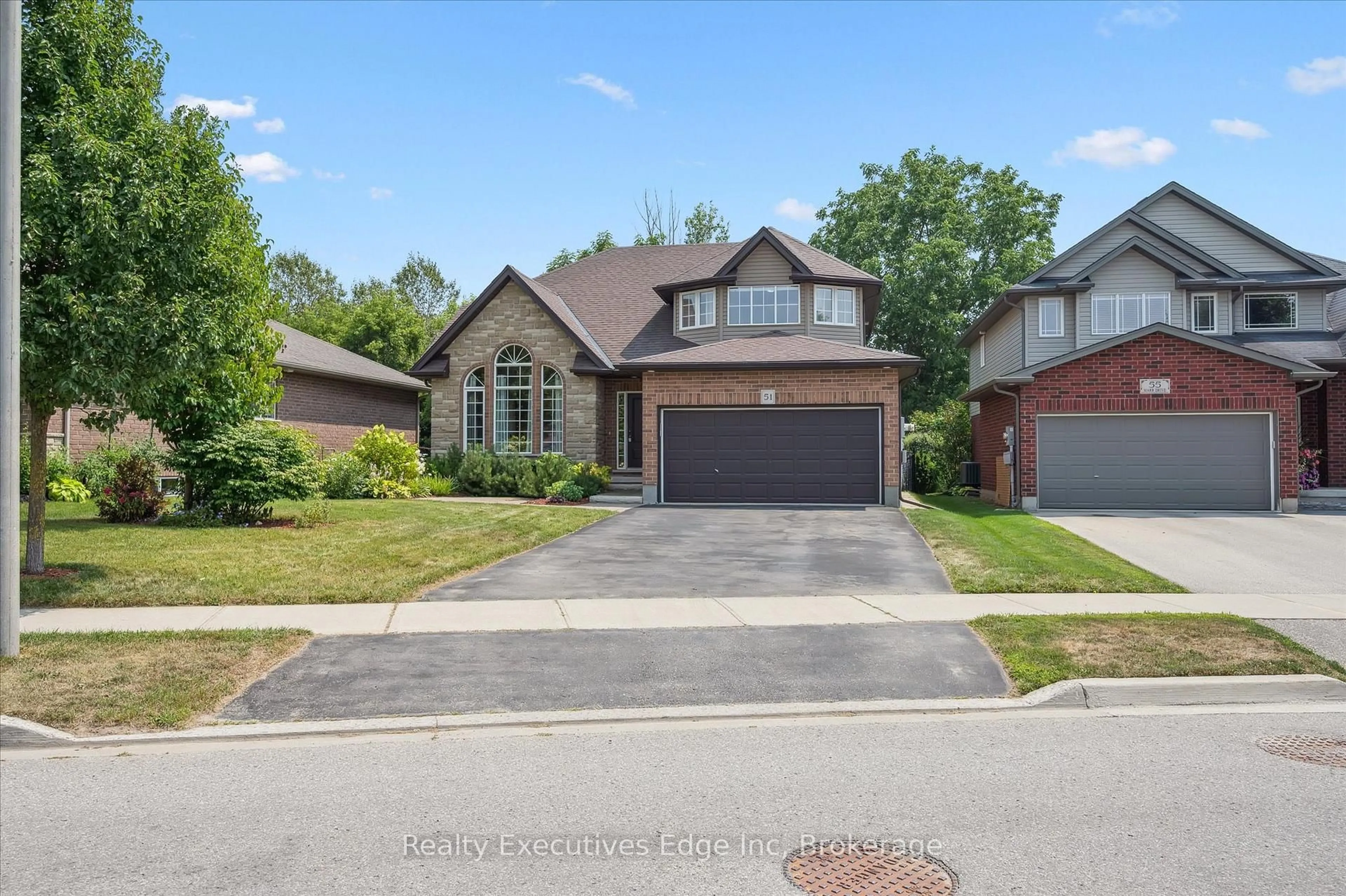 Home with brick exterior material, street for 51 Marr Dr, Centre Wellington Ontario N0B 1S0