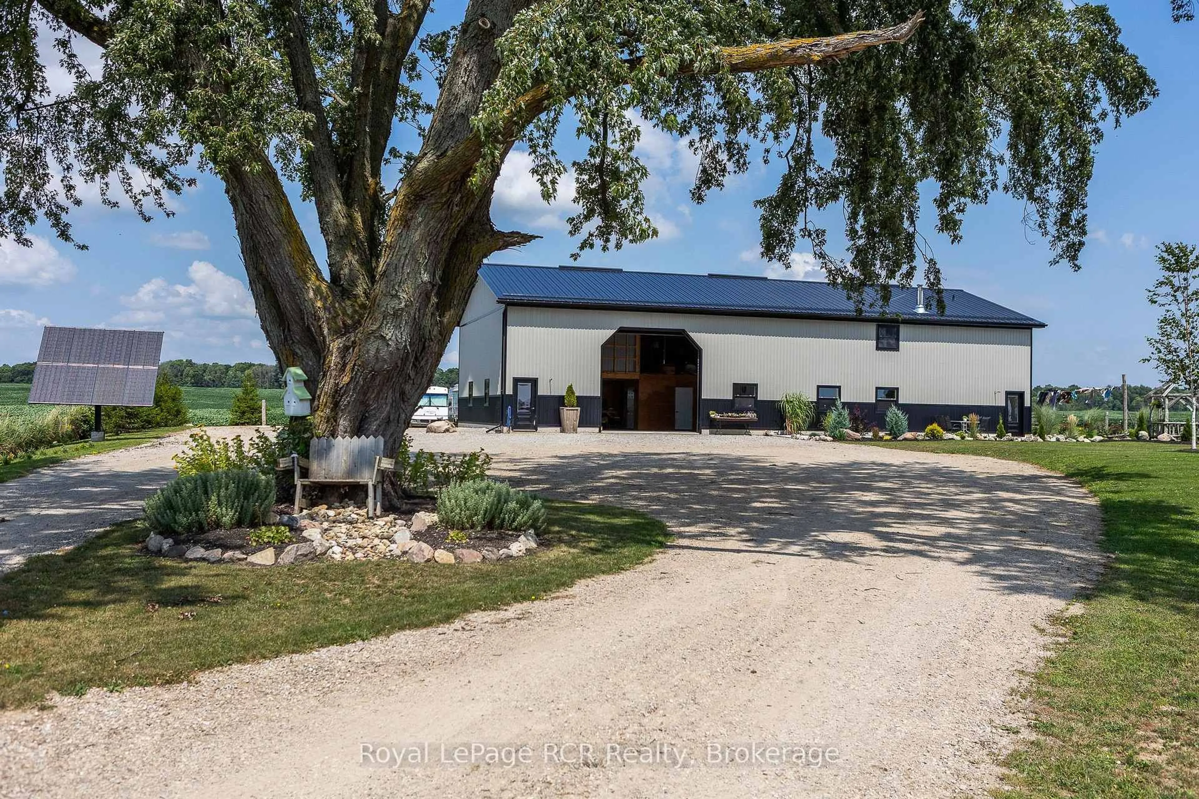 A pic from outside/outdoor area/front of a property/back of a property/a pic from drone, water/lake/river/ocean view for 1720 Bruce 10 Rd, Arran-Elderslie Ontario N0G 1L0