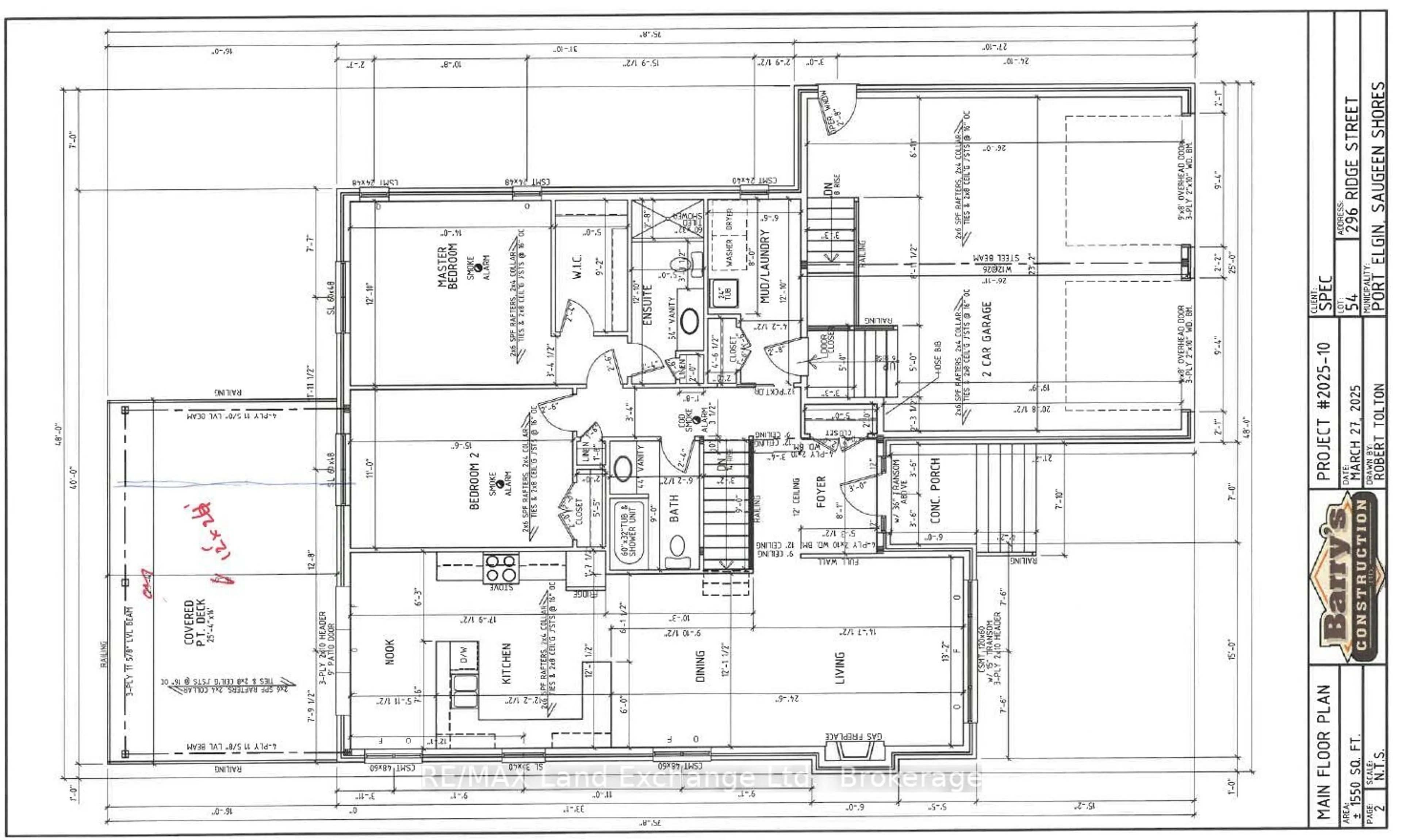Floor plan for 296 Ridge St, Saugeen Shores Ontario N0H 2C3