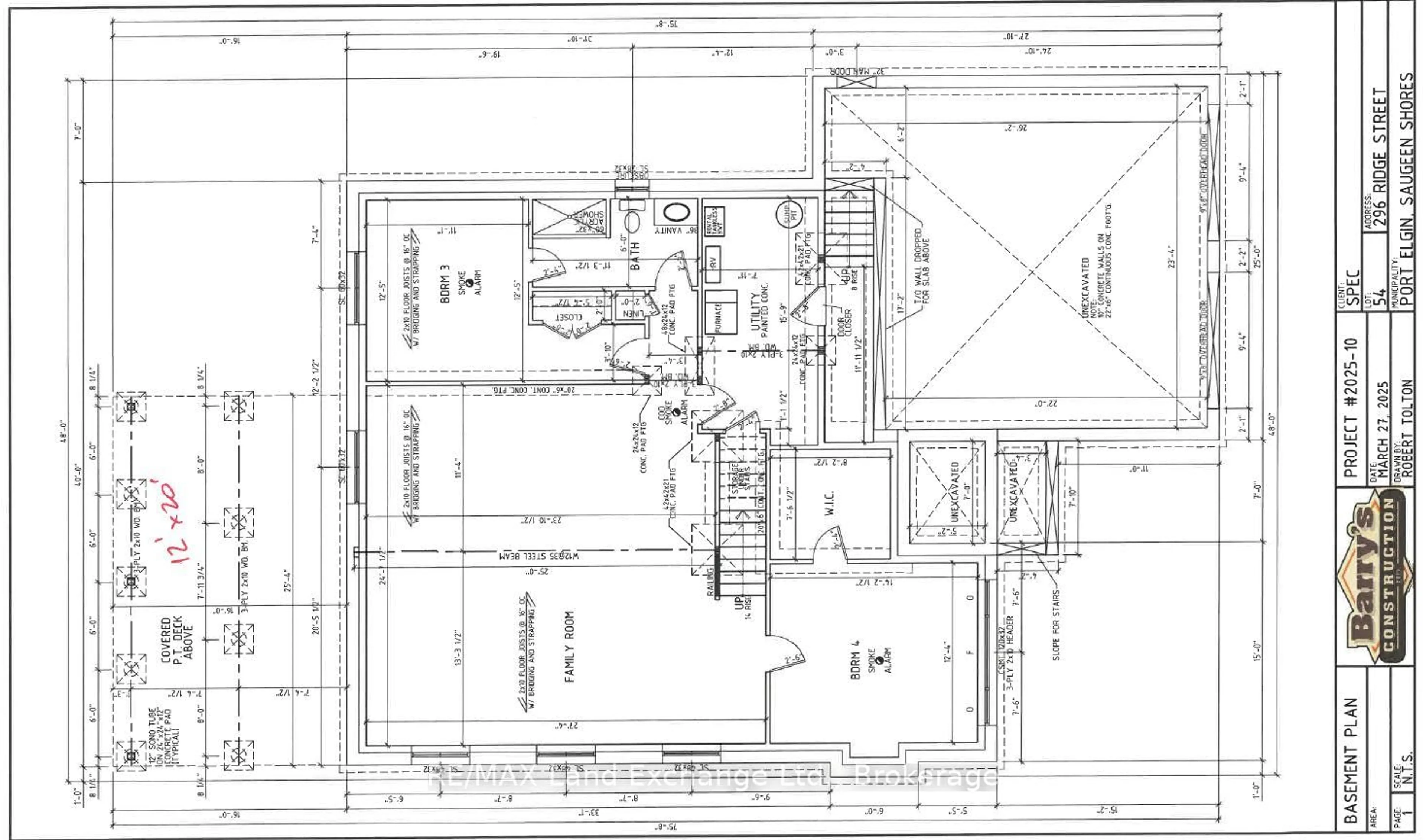 Floor plan for 296 Ridge St, Saugeen Shores Ontario N0H 2C3